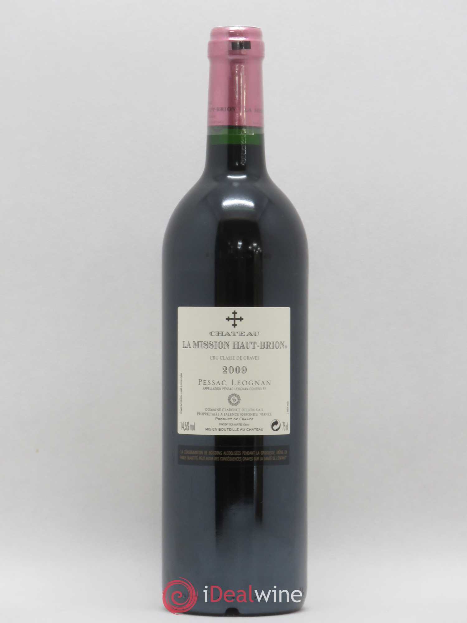 Château la Mission Haut-Brion Cru Classé de Graves 2009 - Lotto di 1 bottiglia - 1