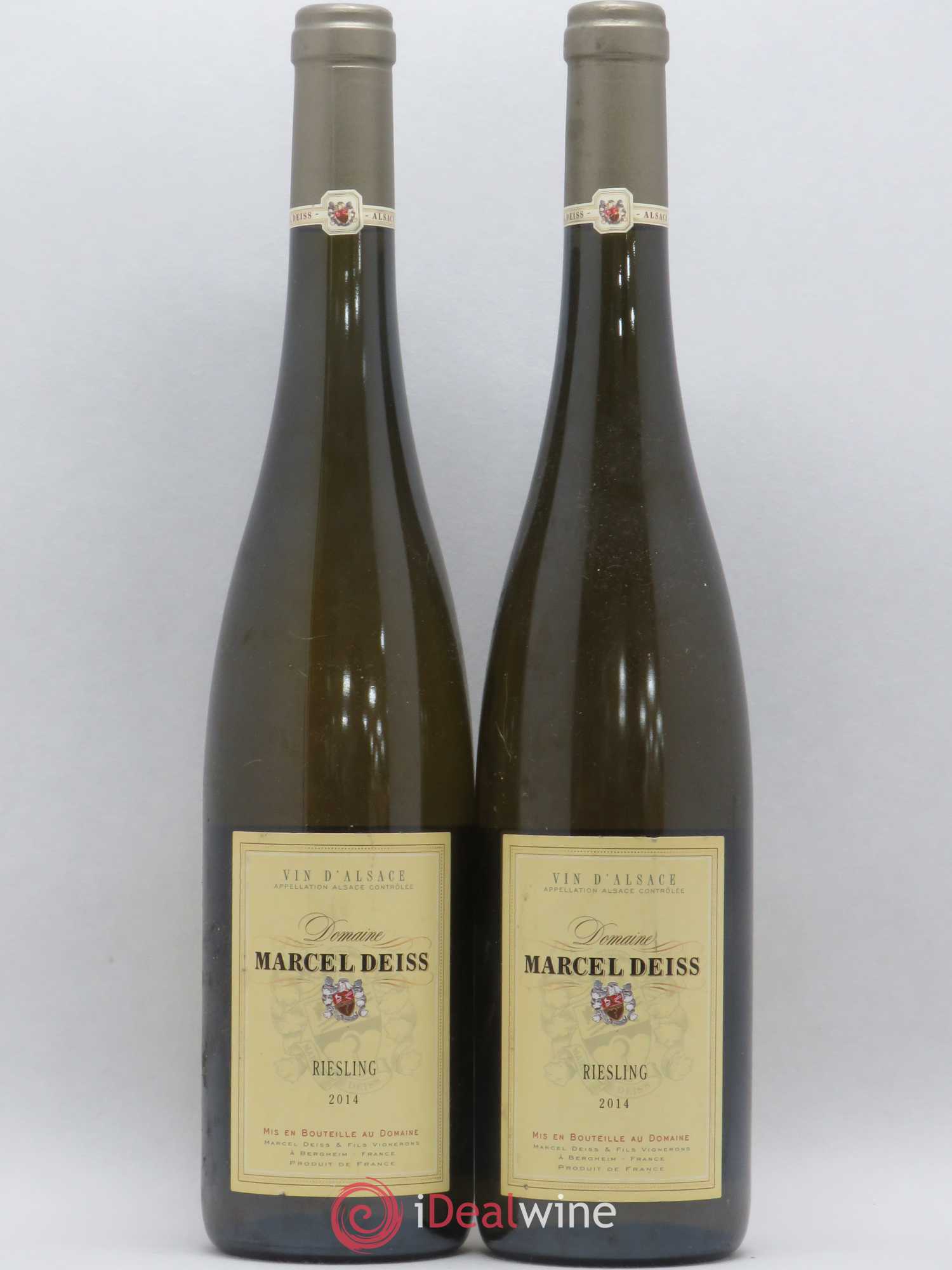 Alsace Riesling Marcel Deiss (Domaine) 2014 - Posten von 2 Flaschen - 0