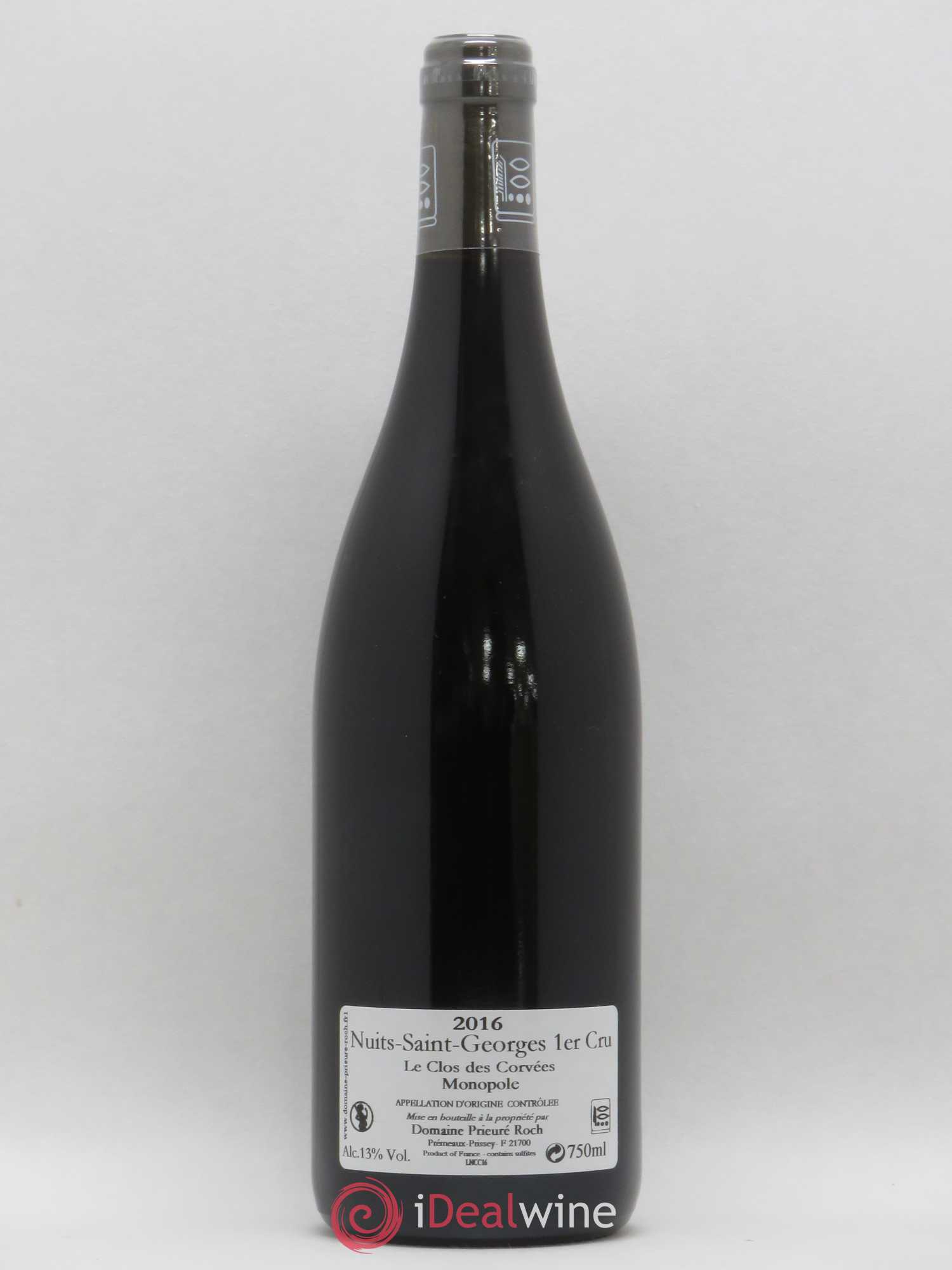 Nuits-Saint-Georges 1er Cru Le Clos des Corvées Prieuré Roch Vieilles Vignes 2016 - Lot de 1 bouteille - 1