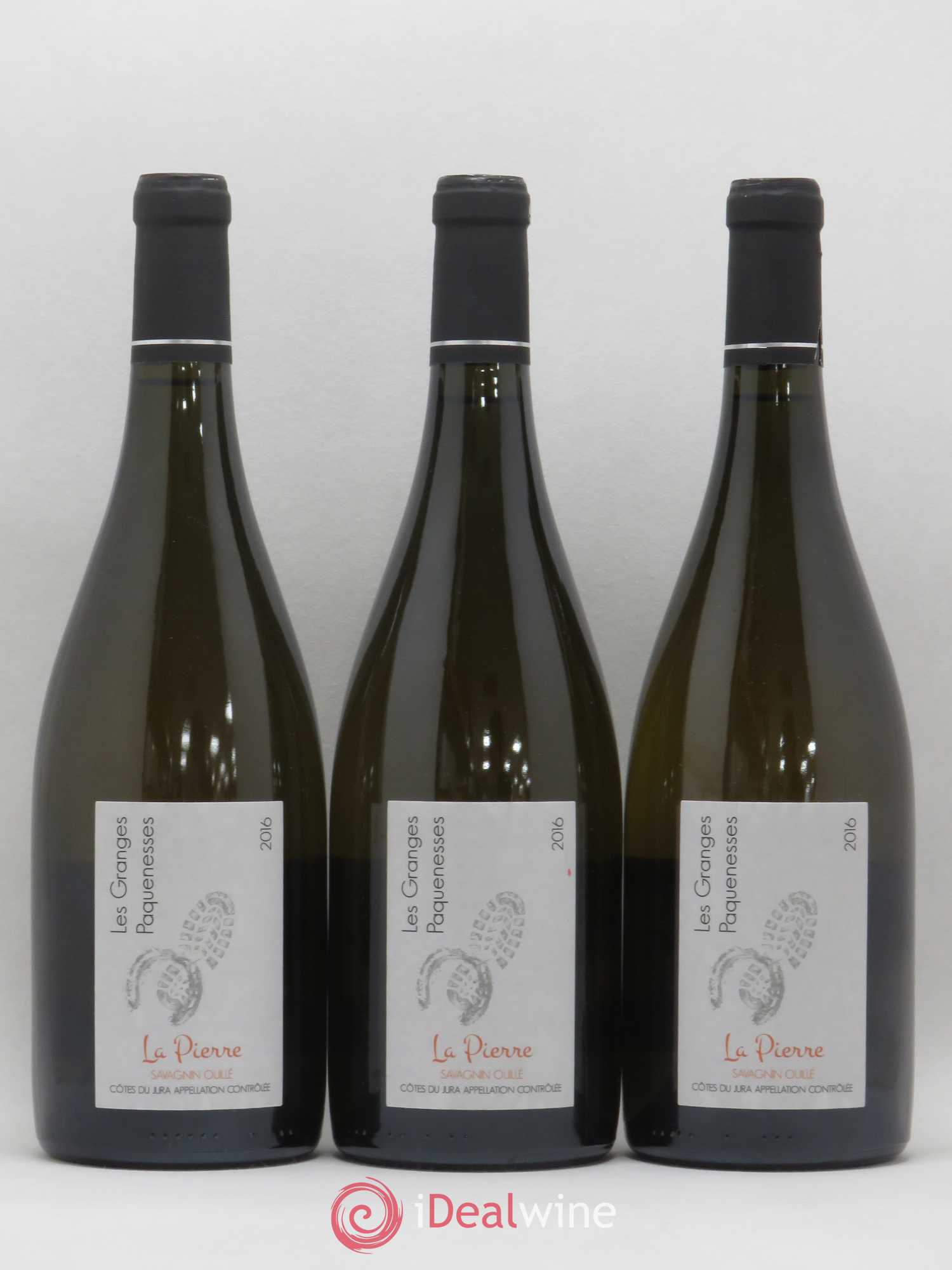 Côtes du Jura La Pierre Ouillé Domaine Grange Paquenesse 2016 - Posten von 3 Flaschen - 0