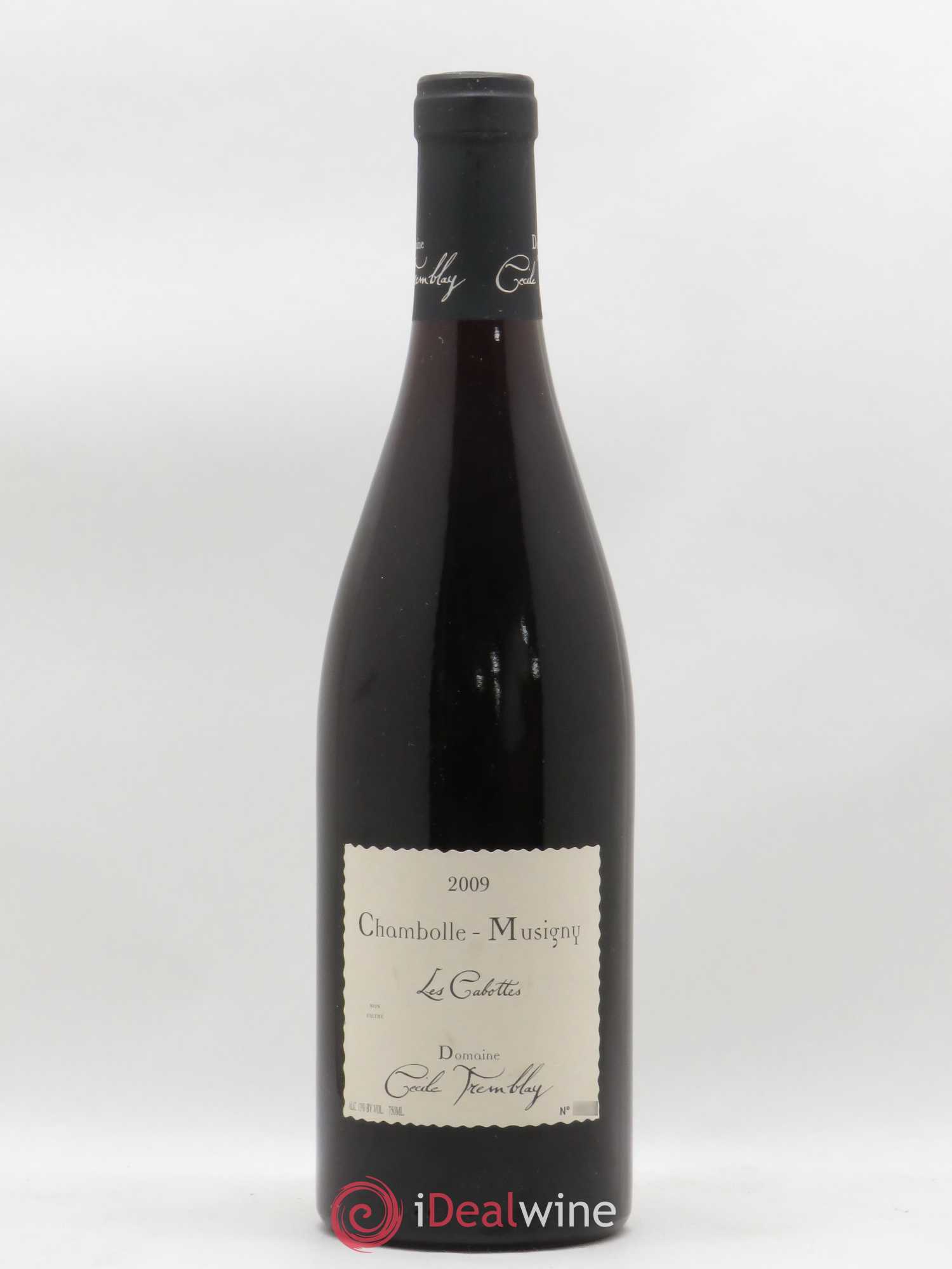 Chambolle-Musigny Les Cabottes Cécile Tremblay 2009 - Lot de 1 bouteille - 0
