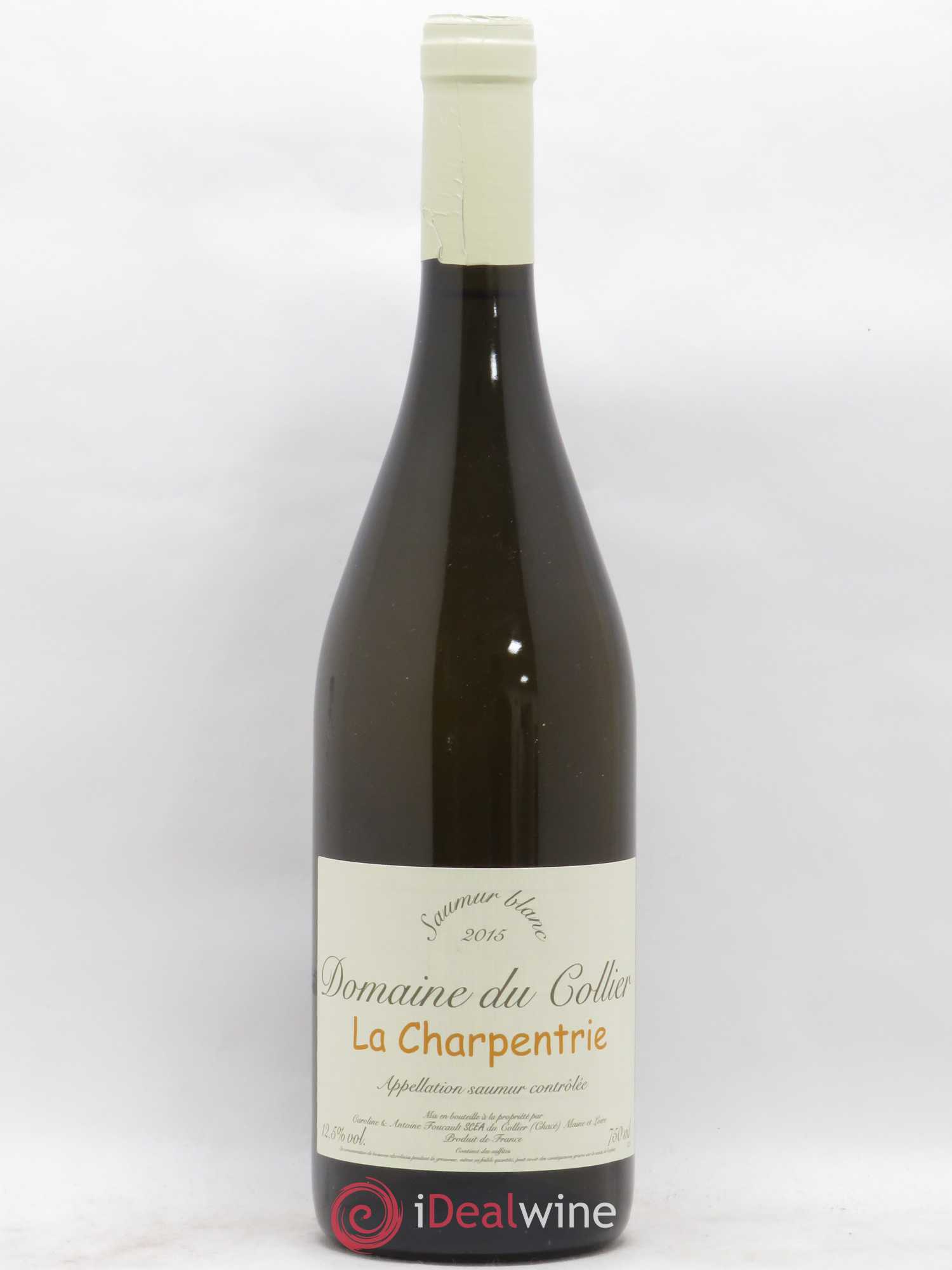 Saumur La Charpentrie Domaine du Collier 2015 - Lot de 1 bouteille - 0