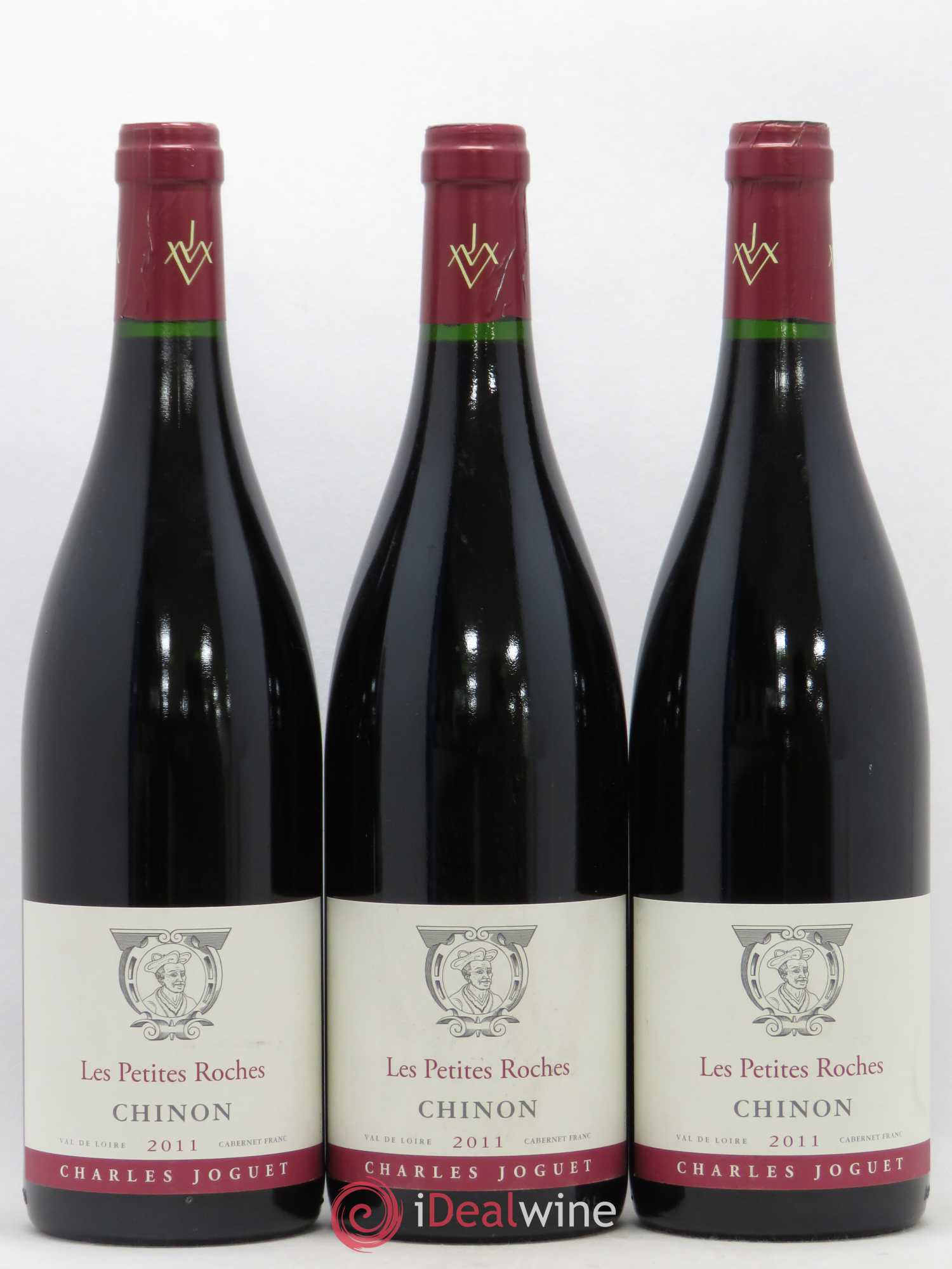 Chinon Petites Roches Charles Joguet 2011 - Posten von 3 Flaschen - 0