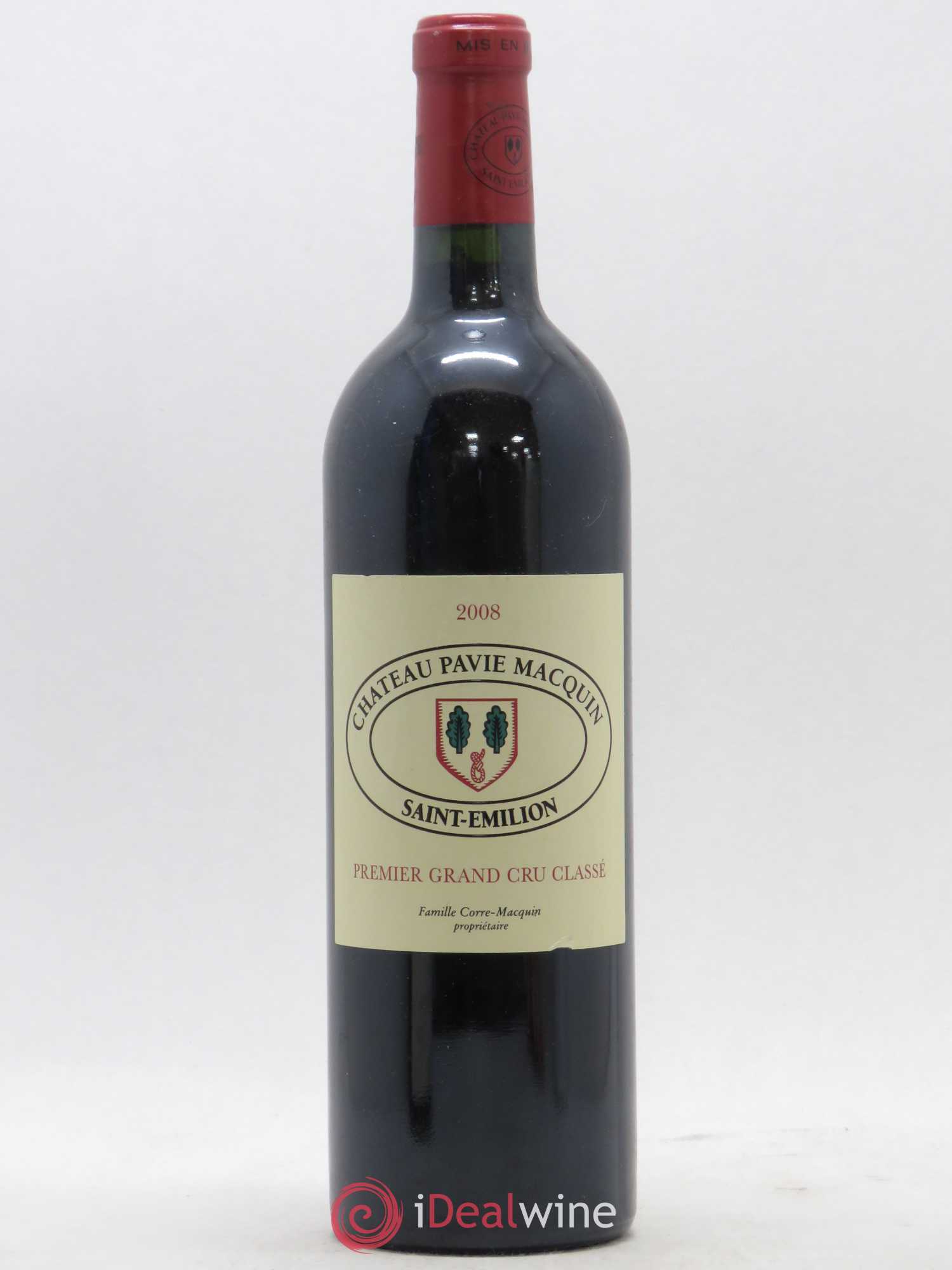 Château Pavie Macquin 1er Grand Cru Classé B 2008 - Lot de 1 bouteille - 0