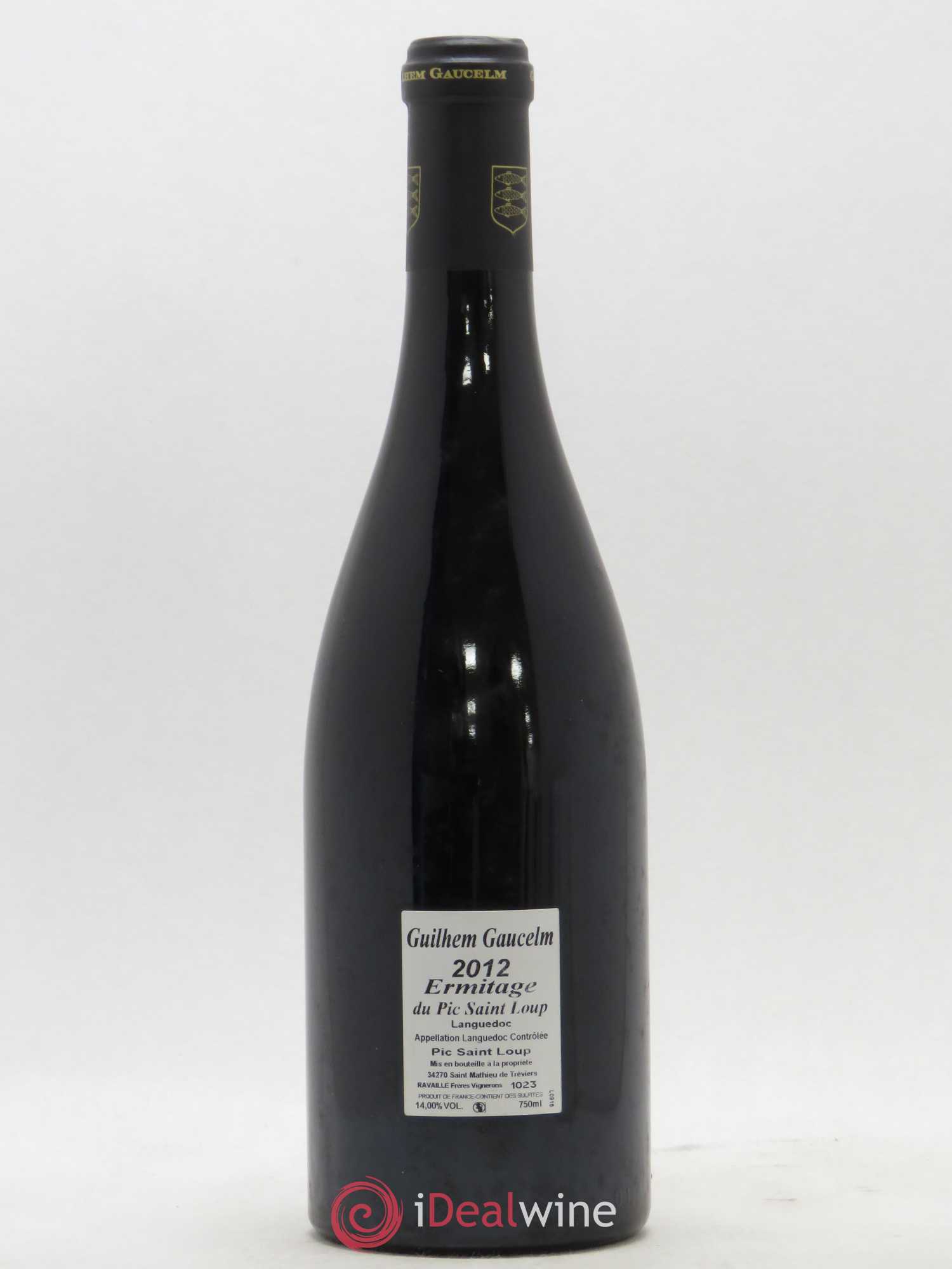 Pic Saint-Loup Héritage du Pic Saint-Loup (anciennement Ermitage) Guilhem Gaucelm 2012 - Lot de 1 bouteille - 1