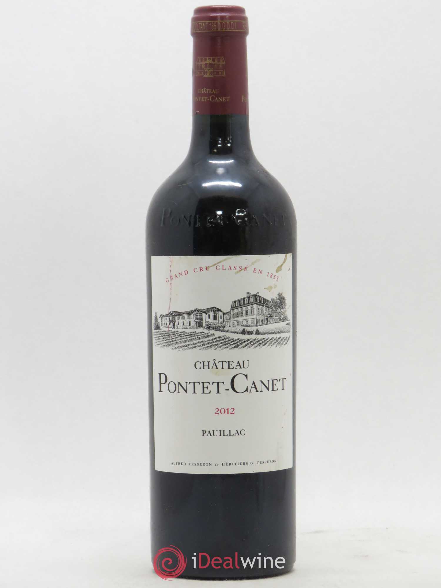 Château Pontet Canet 5ème Grand Cru Classé 2012 - Lot de 1 bouteille - 0