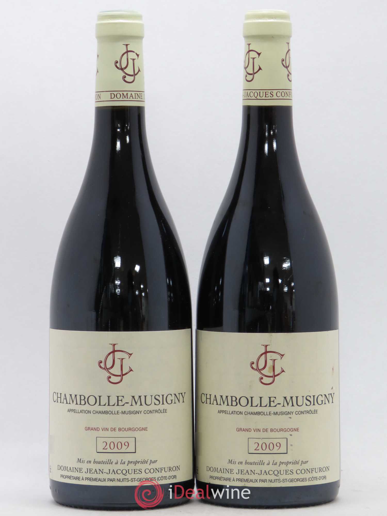 Chambolle-Musigny Jean-Jacques Confuron 2009 - Lot de 2 bouteilles - 0