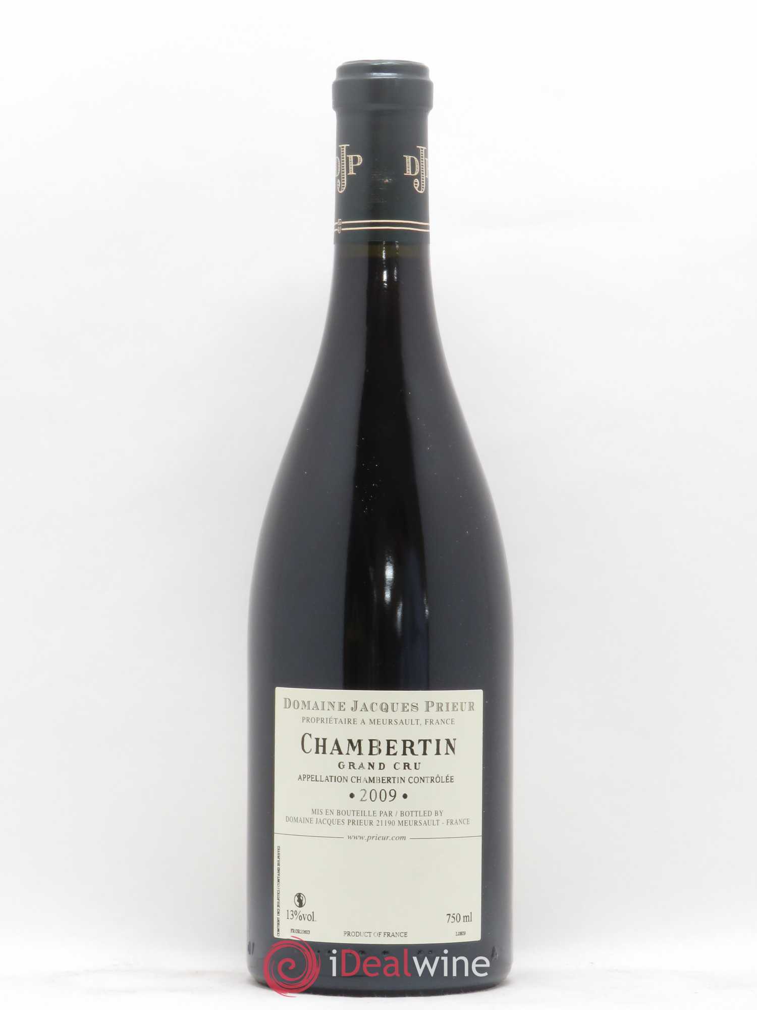 Chambertin Grand Cru Jacques Prieur (Domaine) 2009 - Lot de 1 bouteille - 1