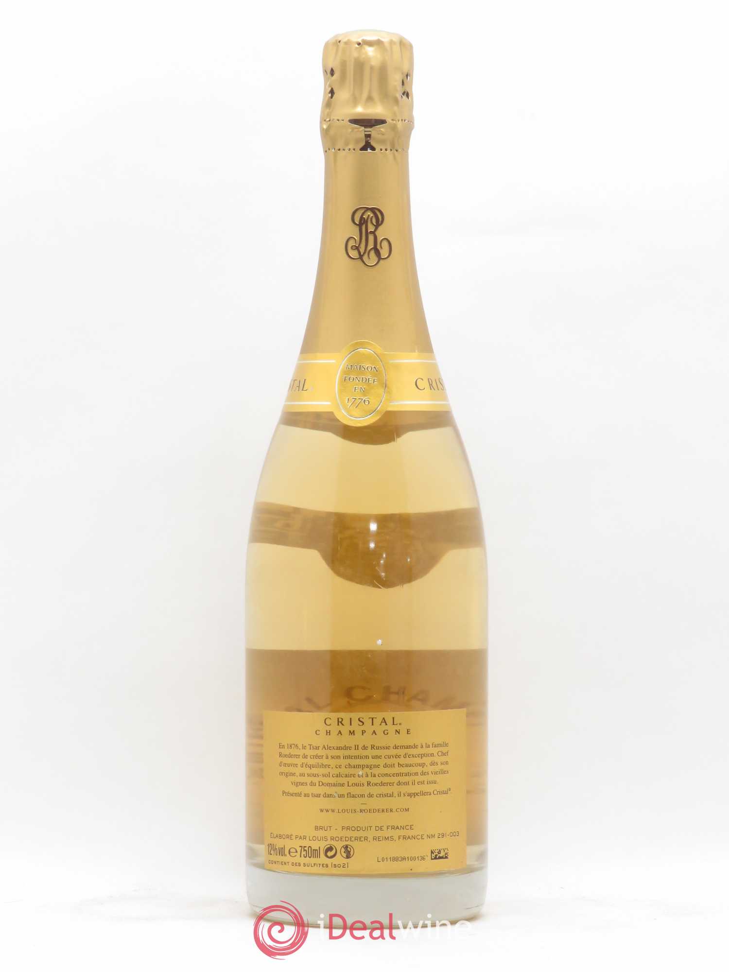 Cristal Louis Roederer 2009 - Lot de 1 bouteille - 1