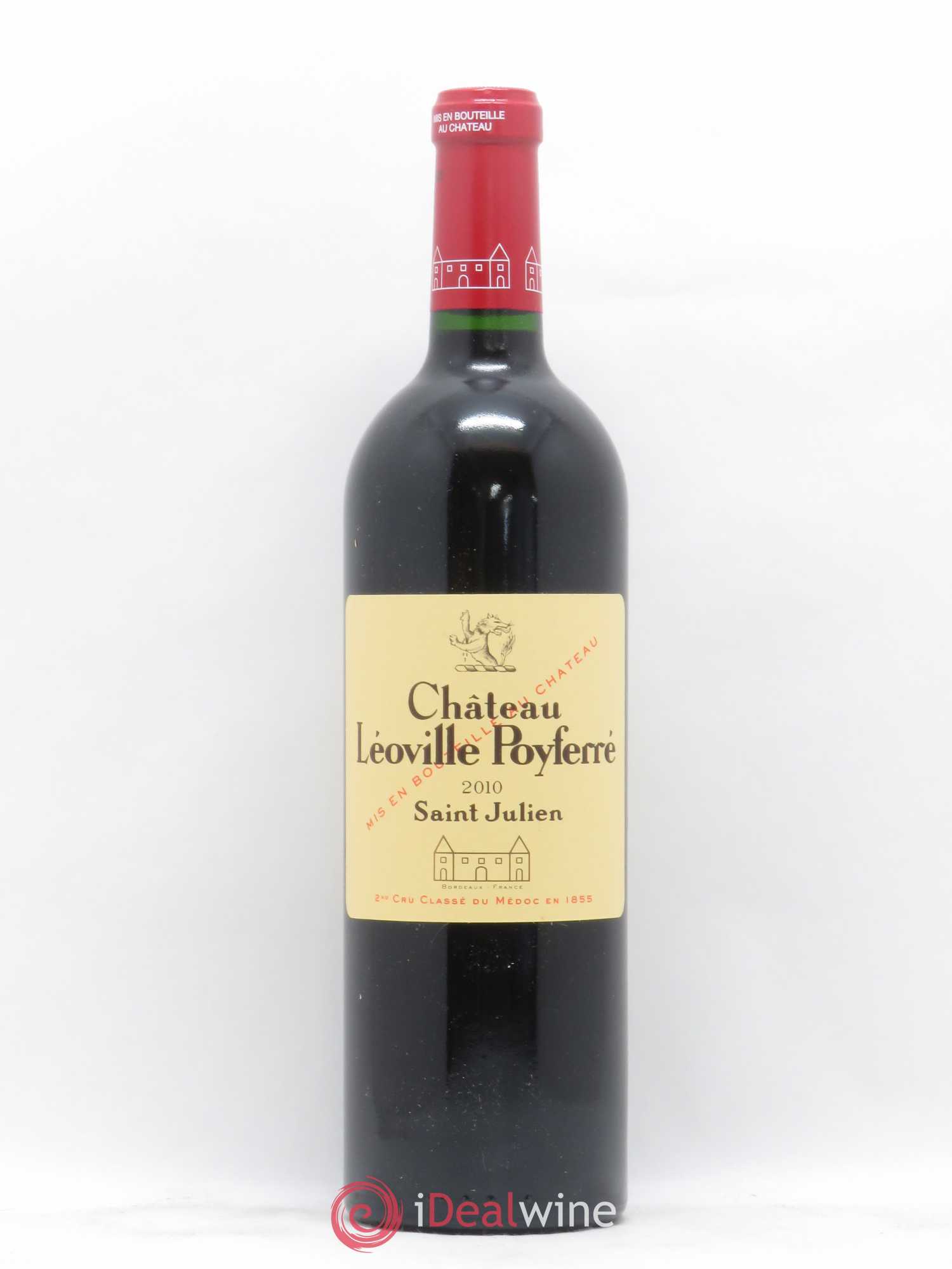 Château Léoville Poyferré 2ème Grand Cru Classé 2010 - Lot de 1 bouteille - 0