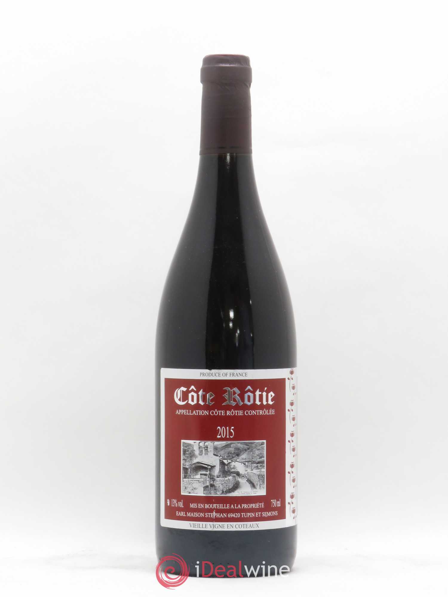 Côte-Rôtie Vieilles Vignes en Coteaux Jean-Michel Stephan 2015 - Lot de 1 bouteille - 0