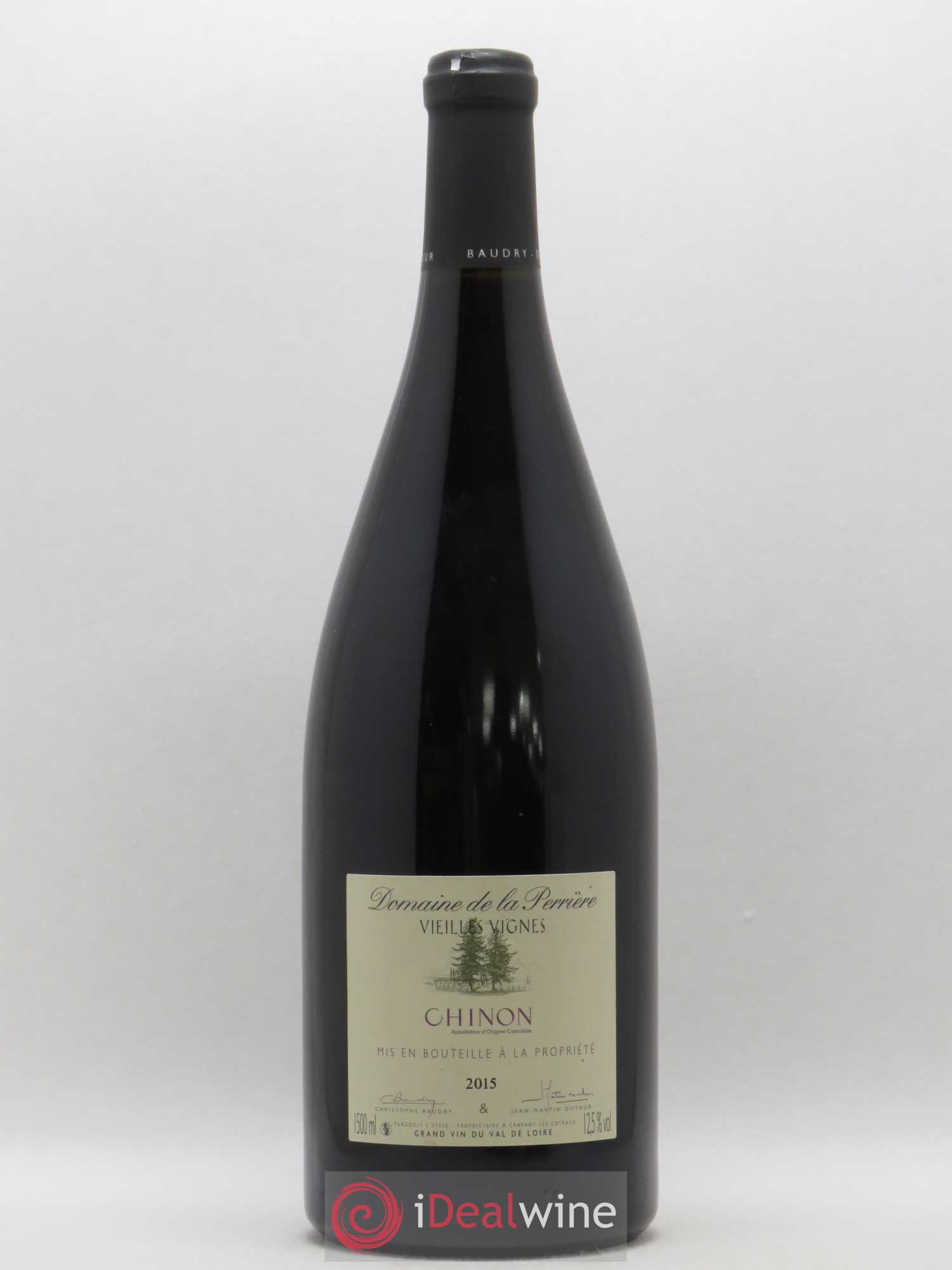 Chinon Vieilles Vignes Domaine de la Perrière 2015 - Posten von 1 Magnum - 0
