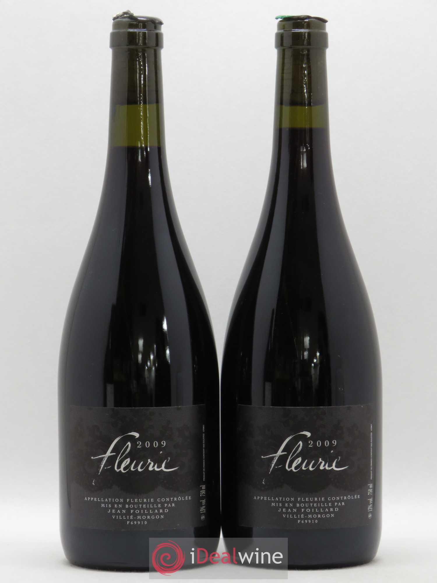 Fleurie Jean Foillard 2009 - Lot de 2 bouteilles - 0