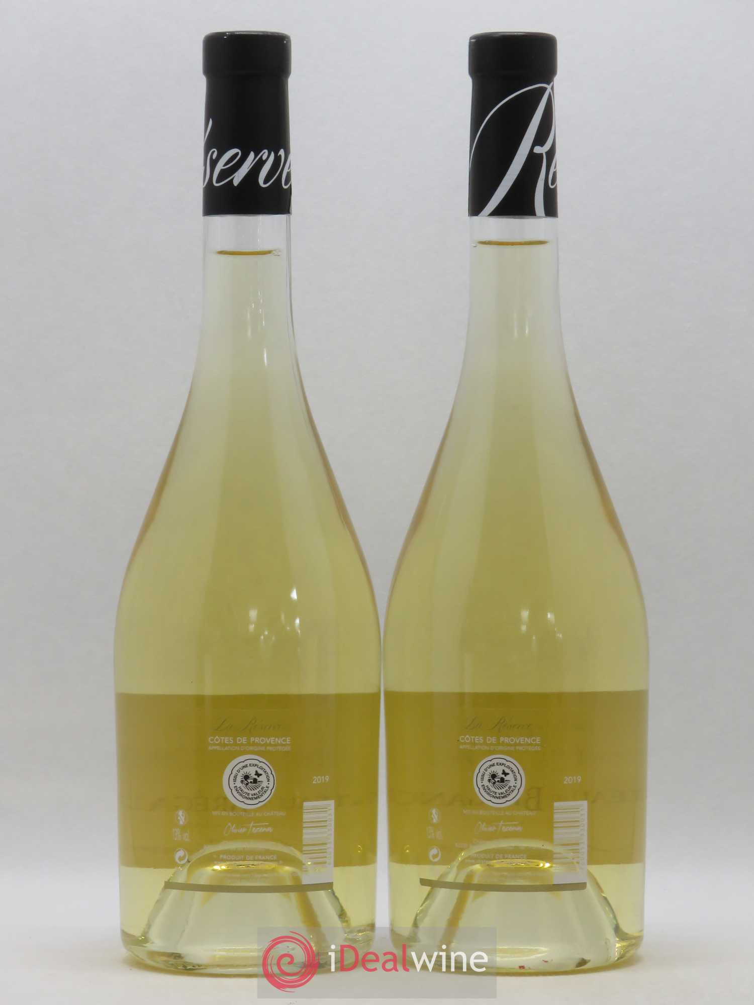 Côtes de Provence Cru Classé La Réserve Château Bregancon (sans prix de réserve) 2019 - Lot de 2 bouteilles - 1