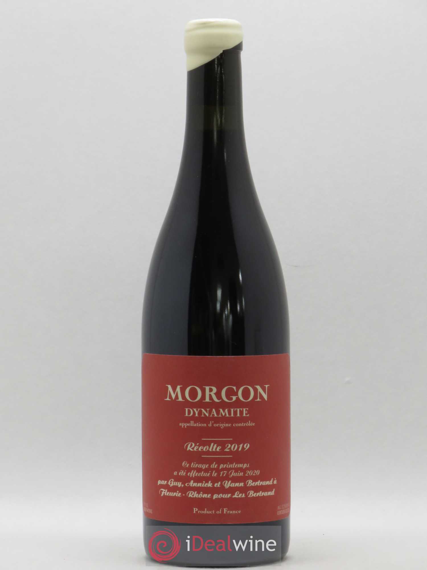 Morgon Dynamite Yann Bertrand 2019 - Lot de 1 bouteille - 0