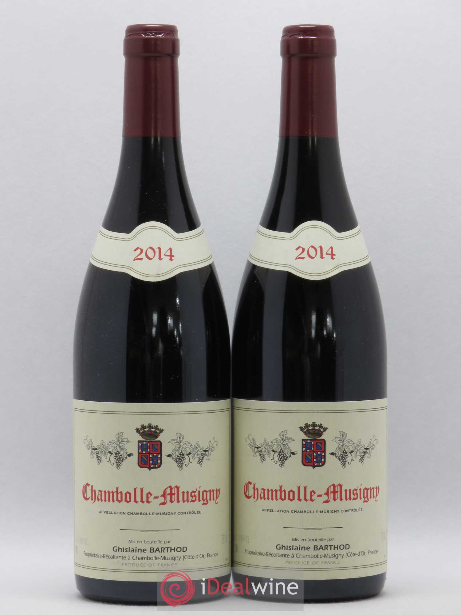Chambolle-Musigny Ghislaine Barthod 2014 - Lot de 2 bouteilles - 0