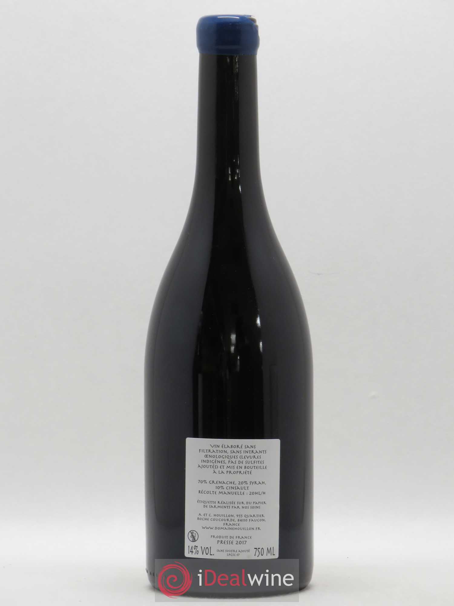 Côtes-du-Rhône Presse Aurélien et Charlotte Houillon 2017 - Lot de 1 bouteille - 1