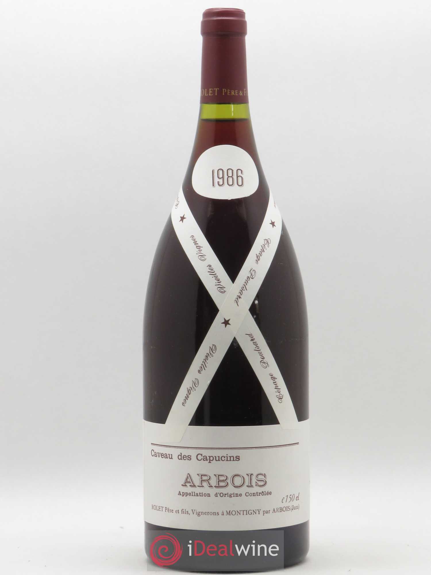 Arbois Trousseau Domaine Rolet Caveau des capucins 1986 - Posten von 1 Magnum - 0