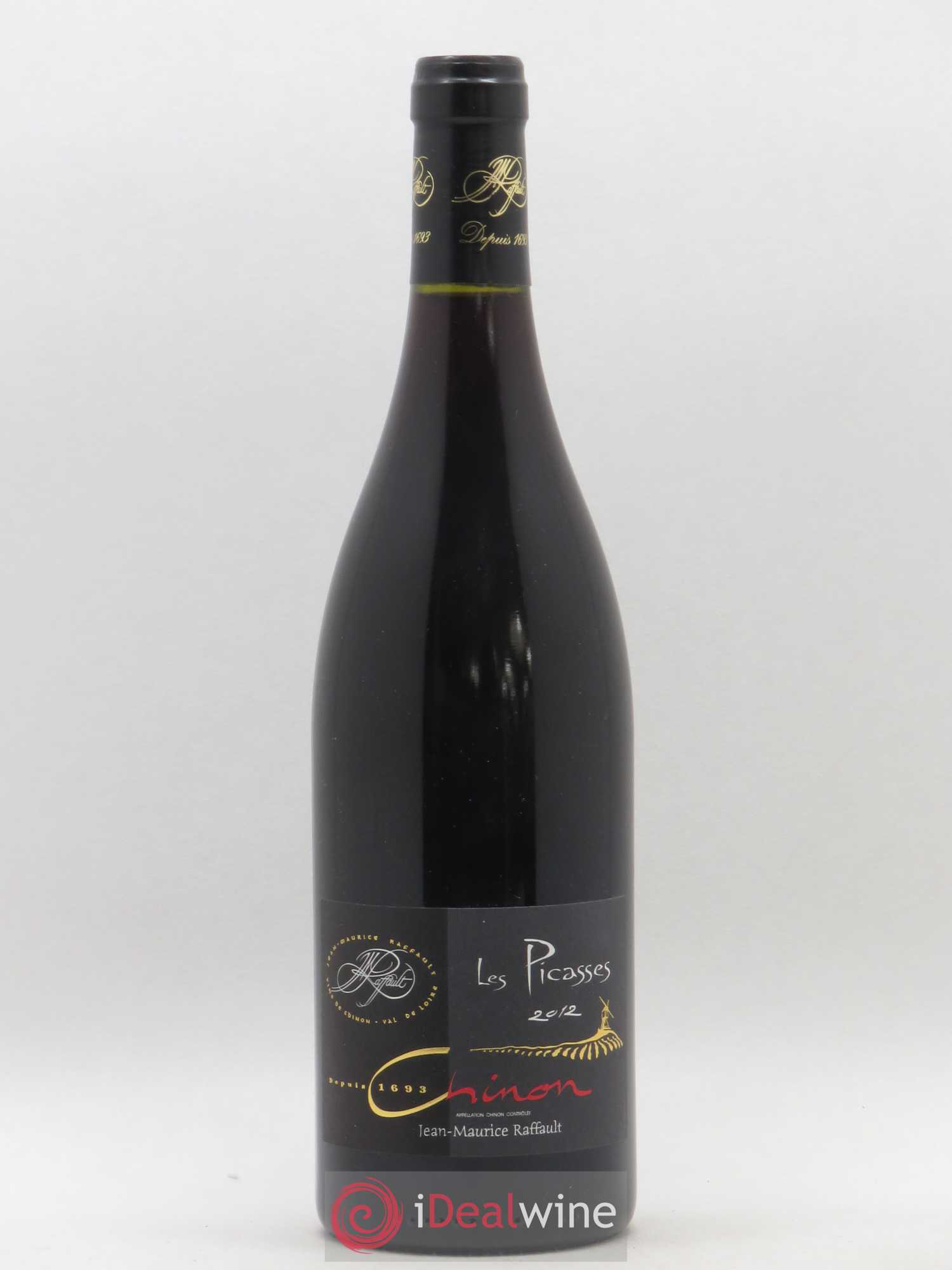 Chinon Les Picasses Jean Maurice Raffault 2012 - Lot de 1 bouteille - 0