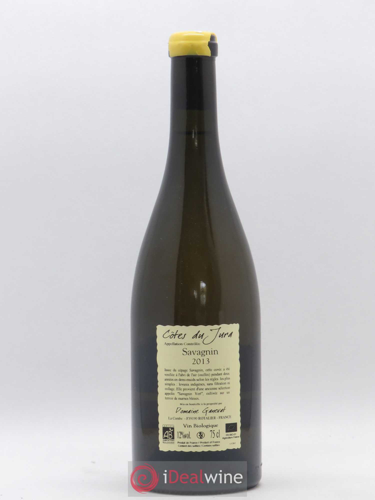 Côtes du Jura Les Chalasses Marnes Bleues Jean-François Ganevat (Domaine) 2013 - Lot de 1 bouteille - 1