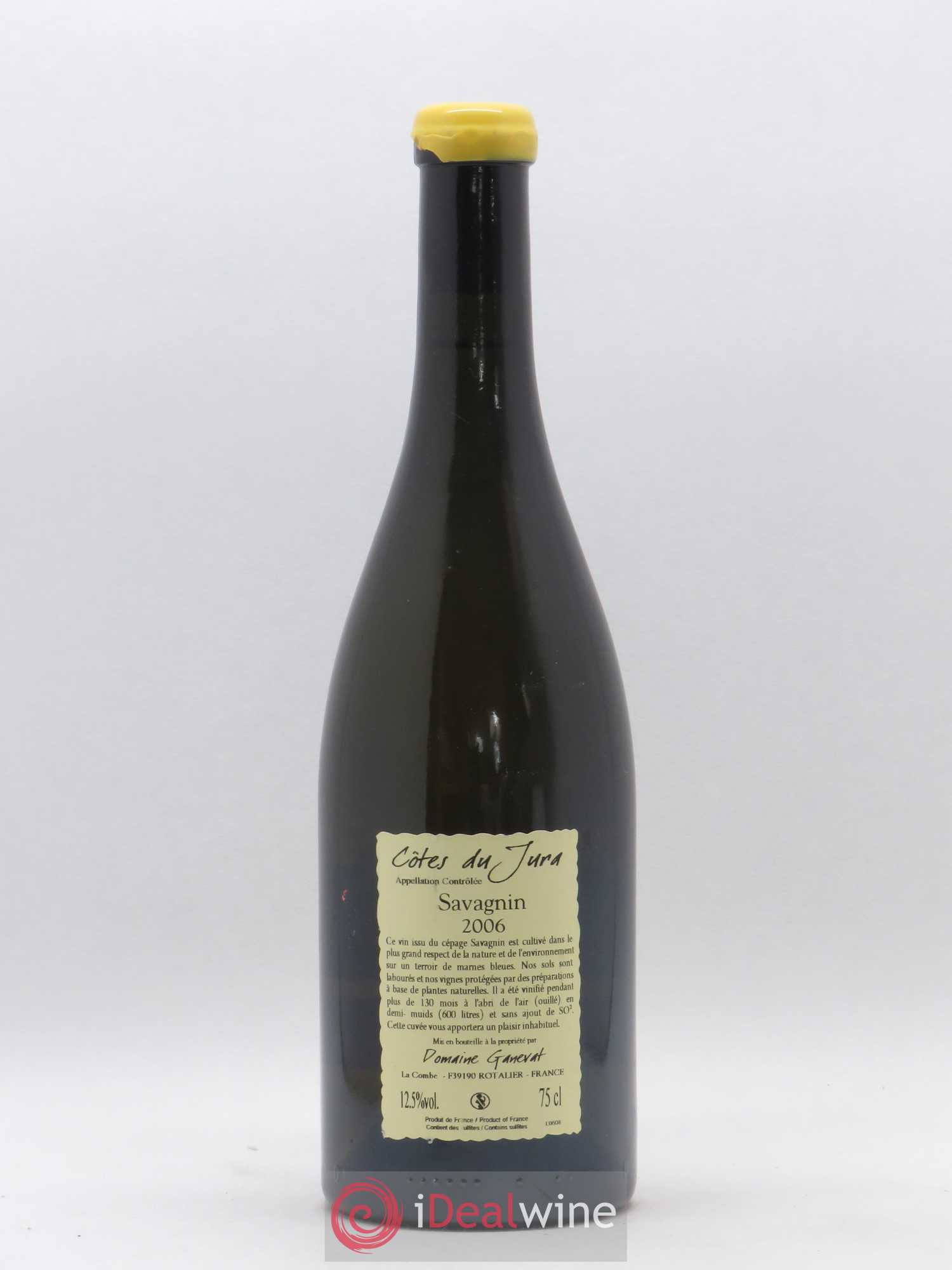 Côtes du Jura Les Vignes de mon Père Jean-François Ganevat (Domaine) 2006 - Lot de 1 bouteille - 1