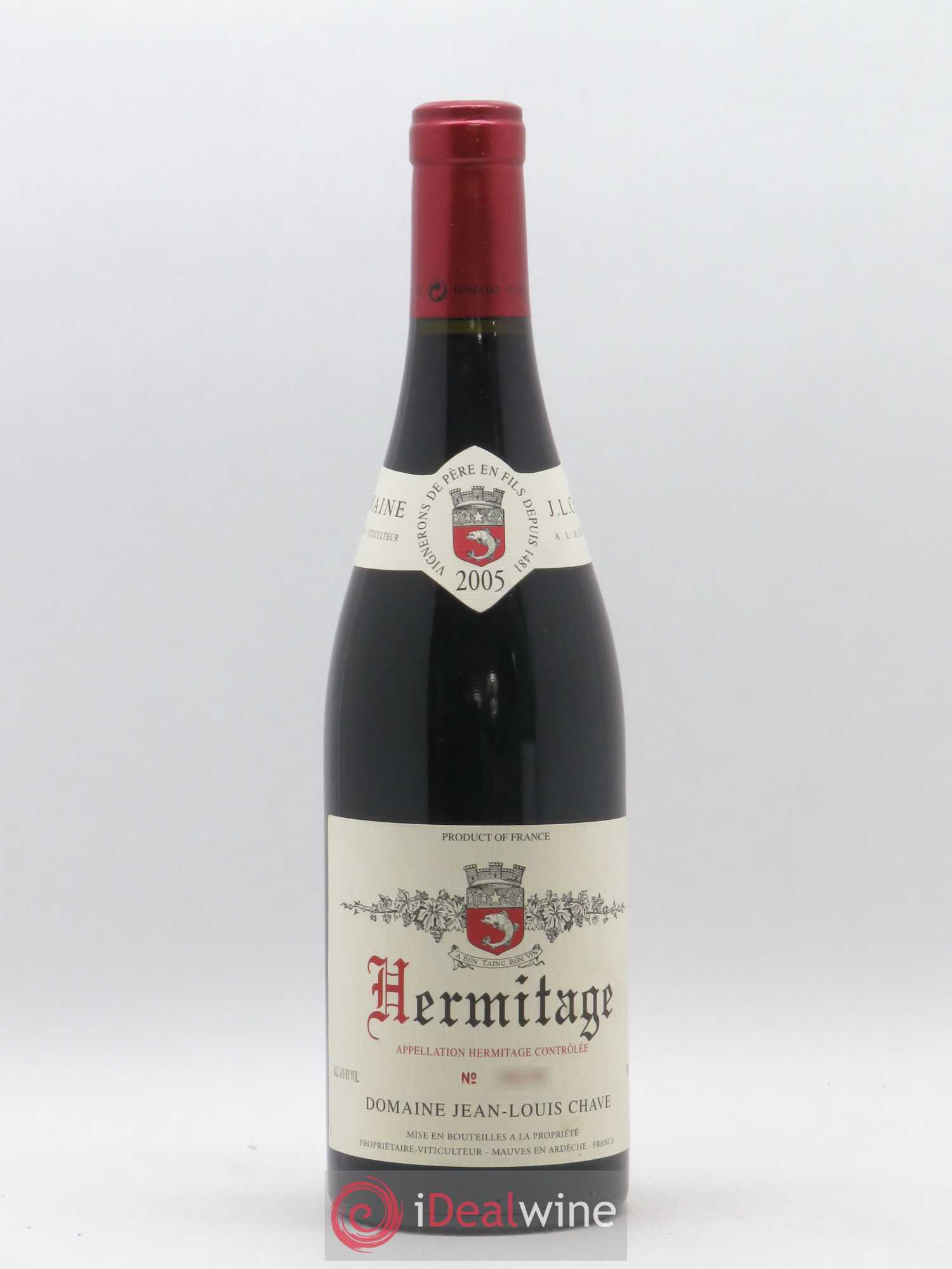 Hermitage Jean-Louis Chave 2005 - Lot de 1 bouteille - 0