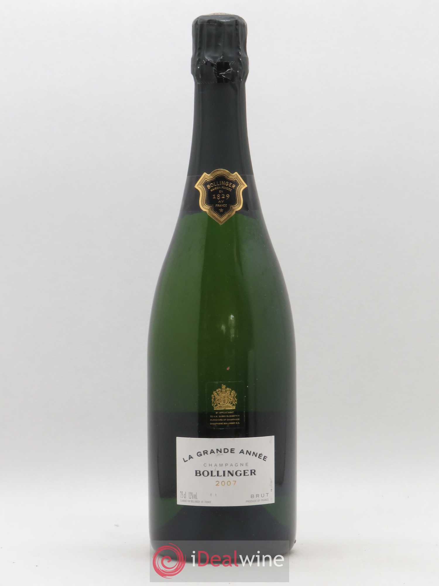 La Grande Année Brut Bollinger 2007 - Lot de 1 bouteille - 0
