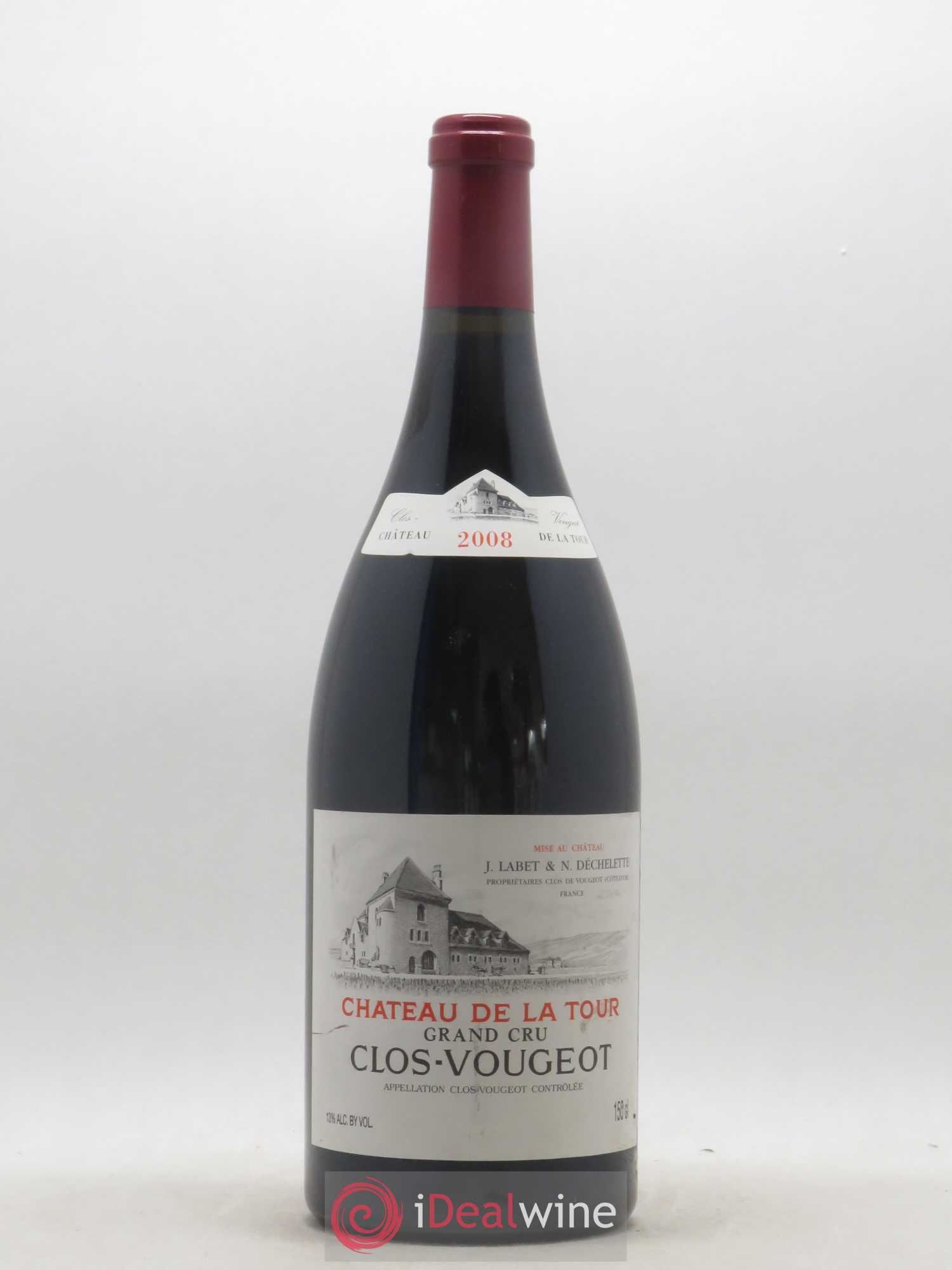 Clos de Vougeot Grand Cru Château de La Tour 2008 - Lot de 1 magnum - 0