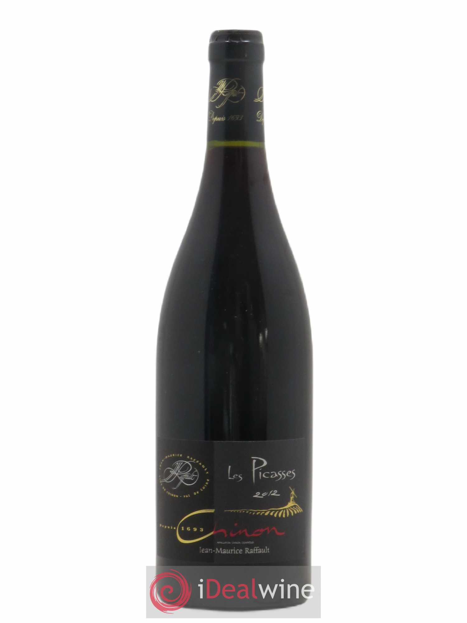 Chinon Les Picasses Jean Maurice Raffault 2012 - Lot de 1 bouteille - 0
