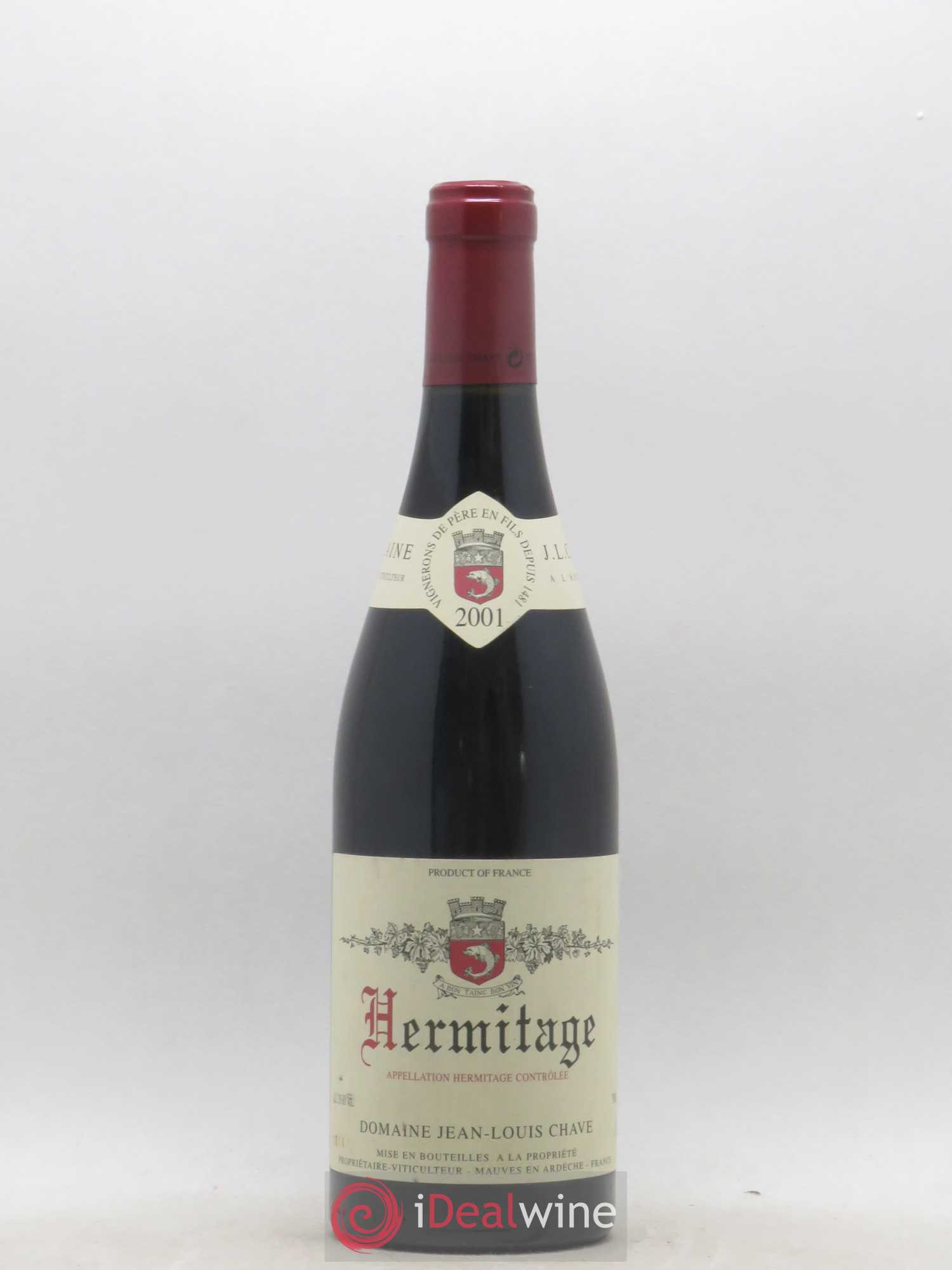 Hermitage Jean-Louis Chave 2001 - Lot de 1 bouteille - 0