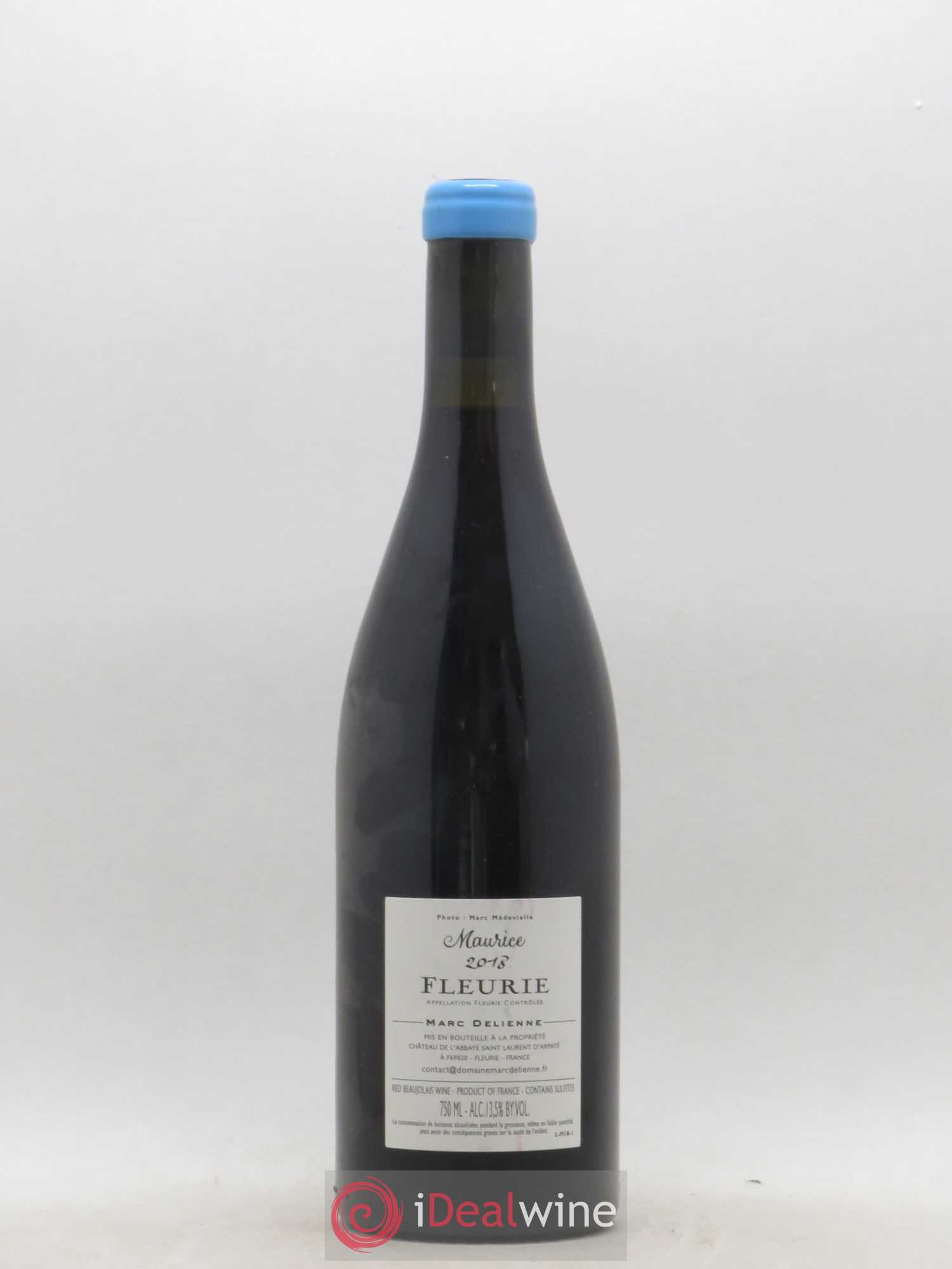 Fleurie Maurice Marc Delienne 2018 - Lot de 1 bouteille - 1