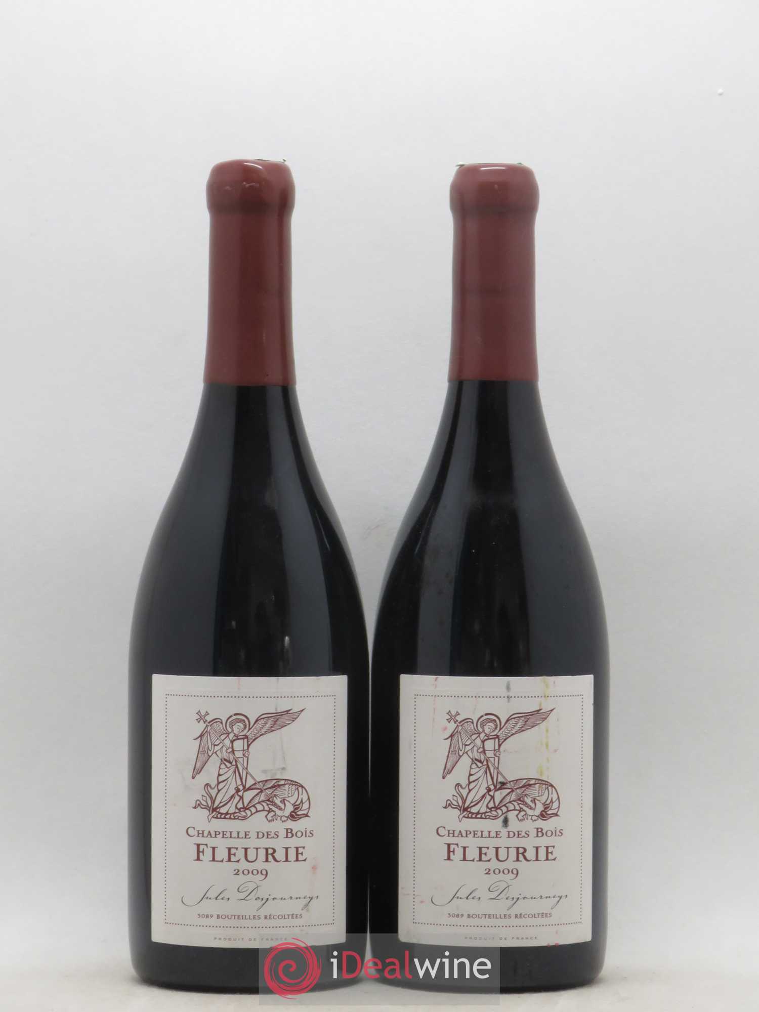 Fleurie Chapelle des Bois Jules Desjourneys 2009 - Lot de 2 bouteilles - 0