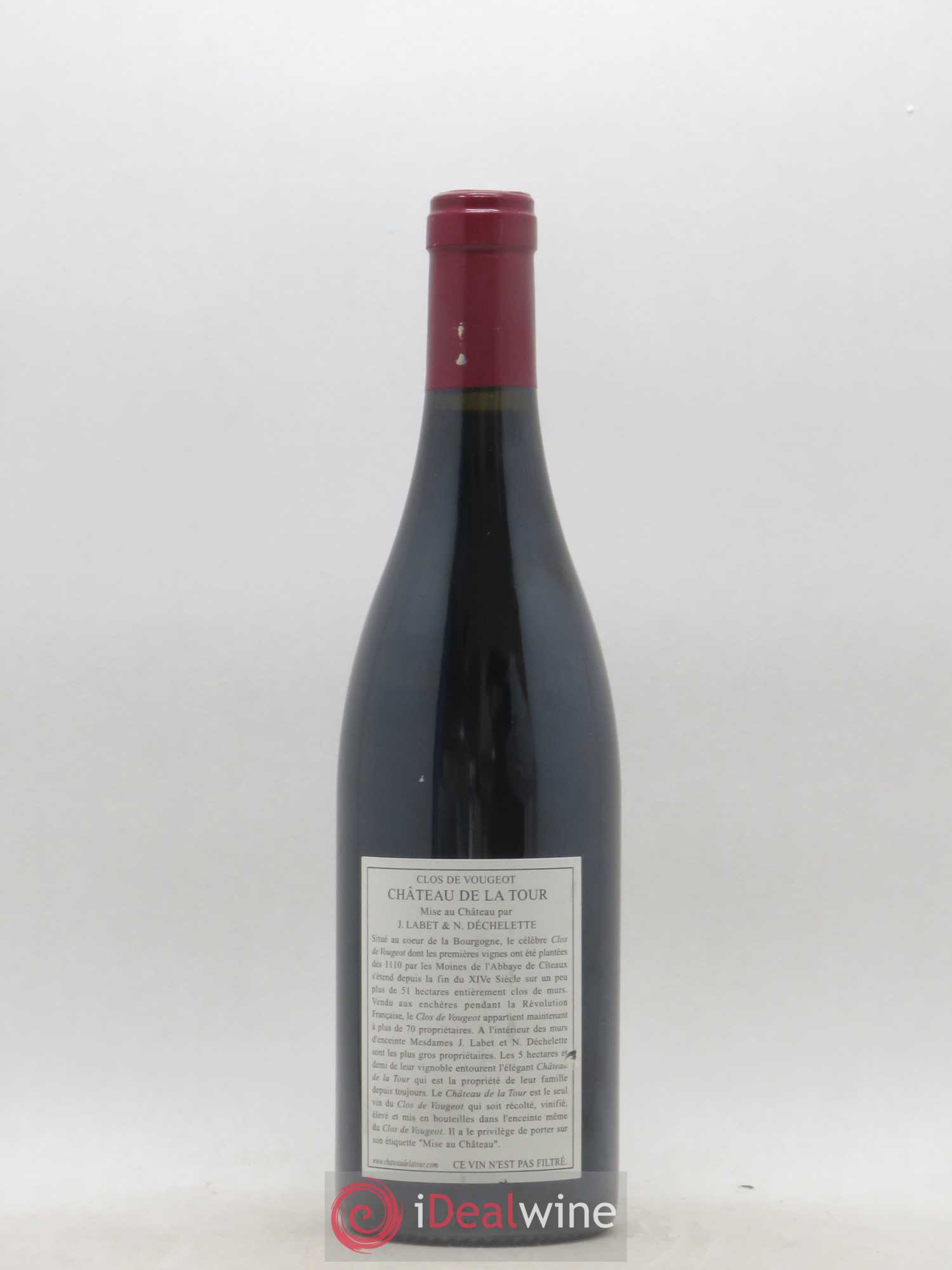 Clos de Vougeot Grand Cru Château de La Tour 2003 - Lot de 1 bouteille - 1
