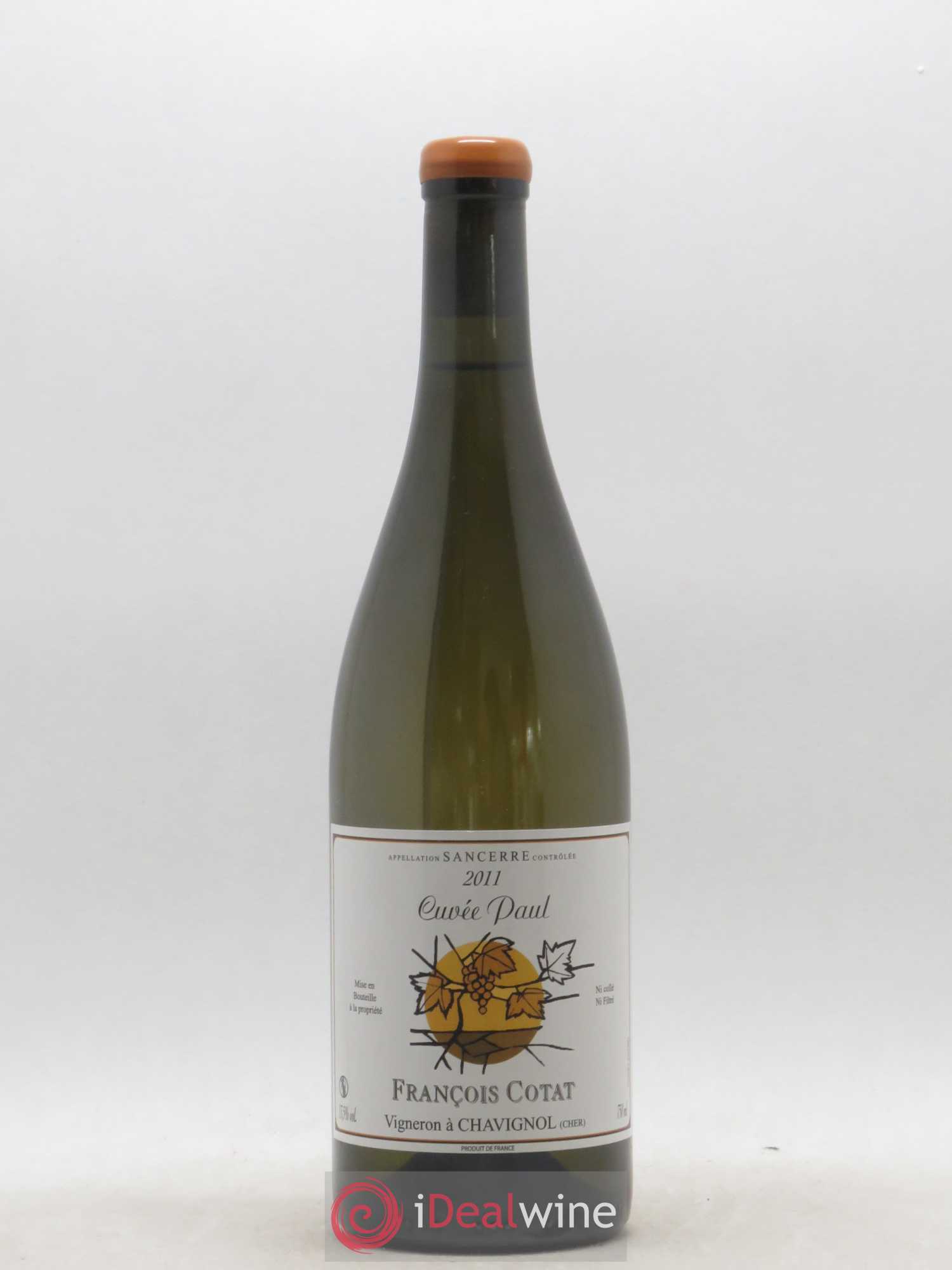 Sancerre Cuvée Paul François Cotat 2011 - Lot de 1 bouteille - 0