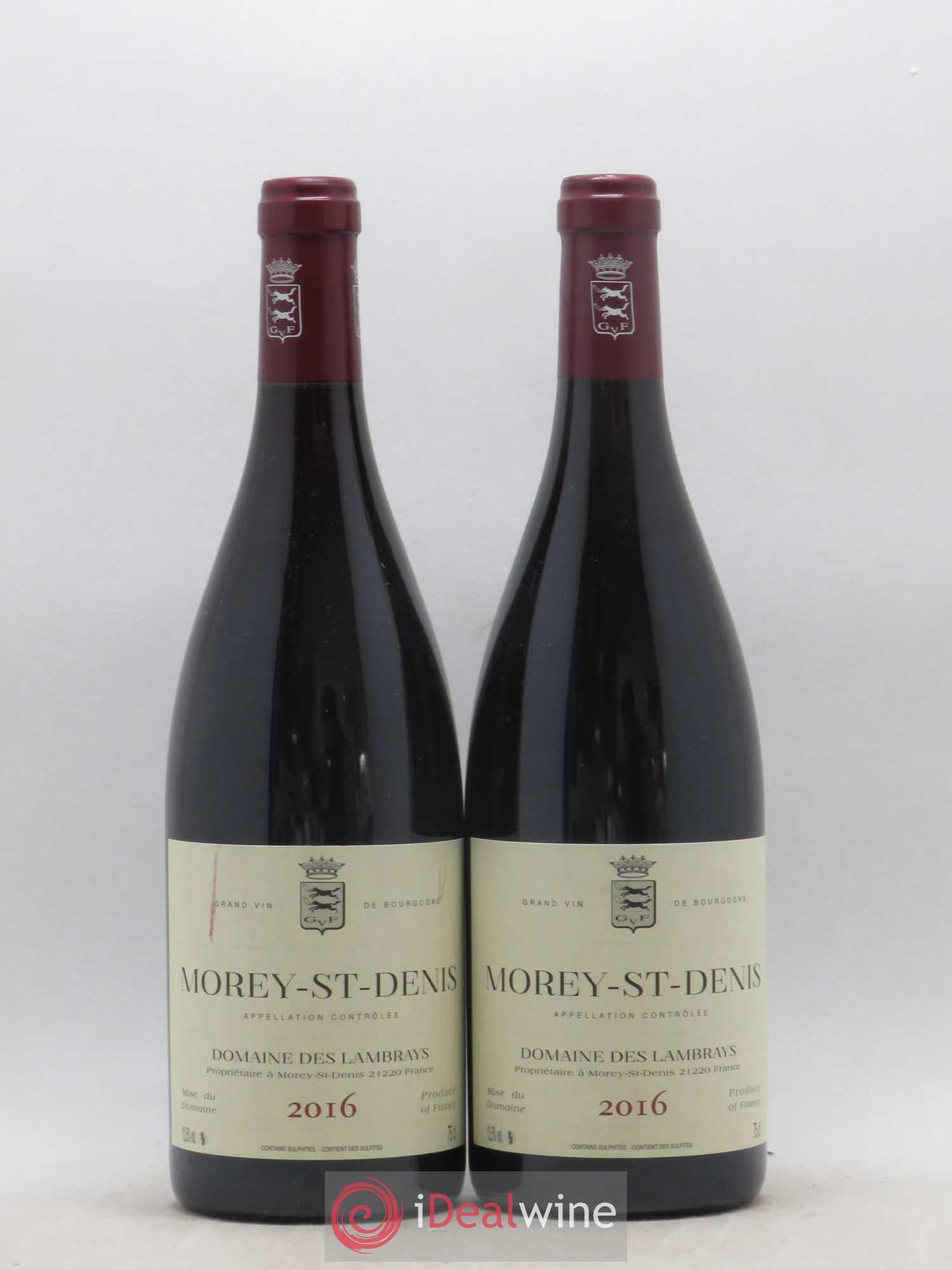 Morey-Saint-Denis Domaine des Lambrays 2016 - Lot de 2 bouteilles - 0