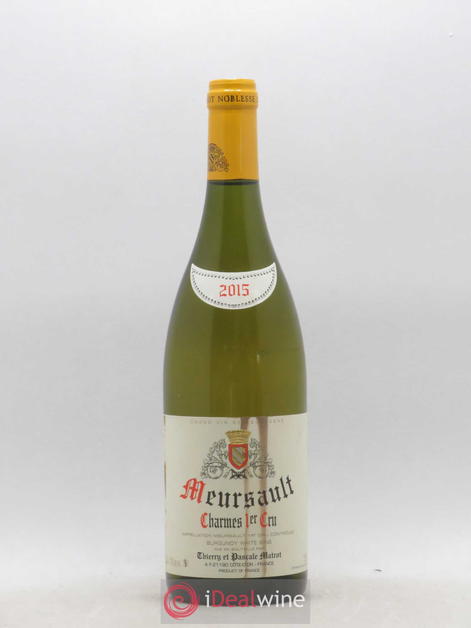 Meursault 1er Cru Charmes Matrot (Domaine) 2015 - Lot de 1 bouteille - 0