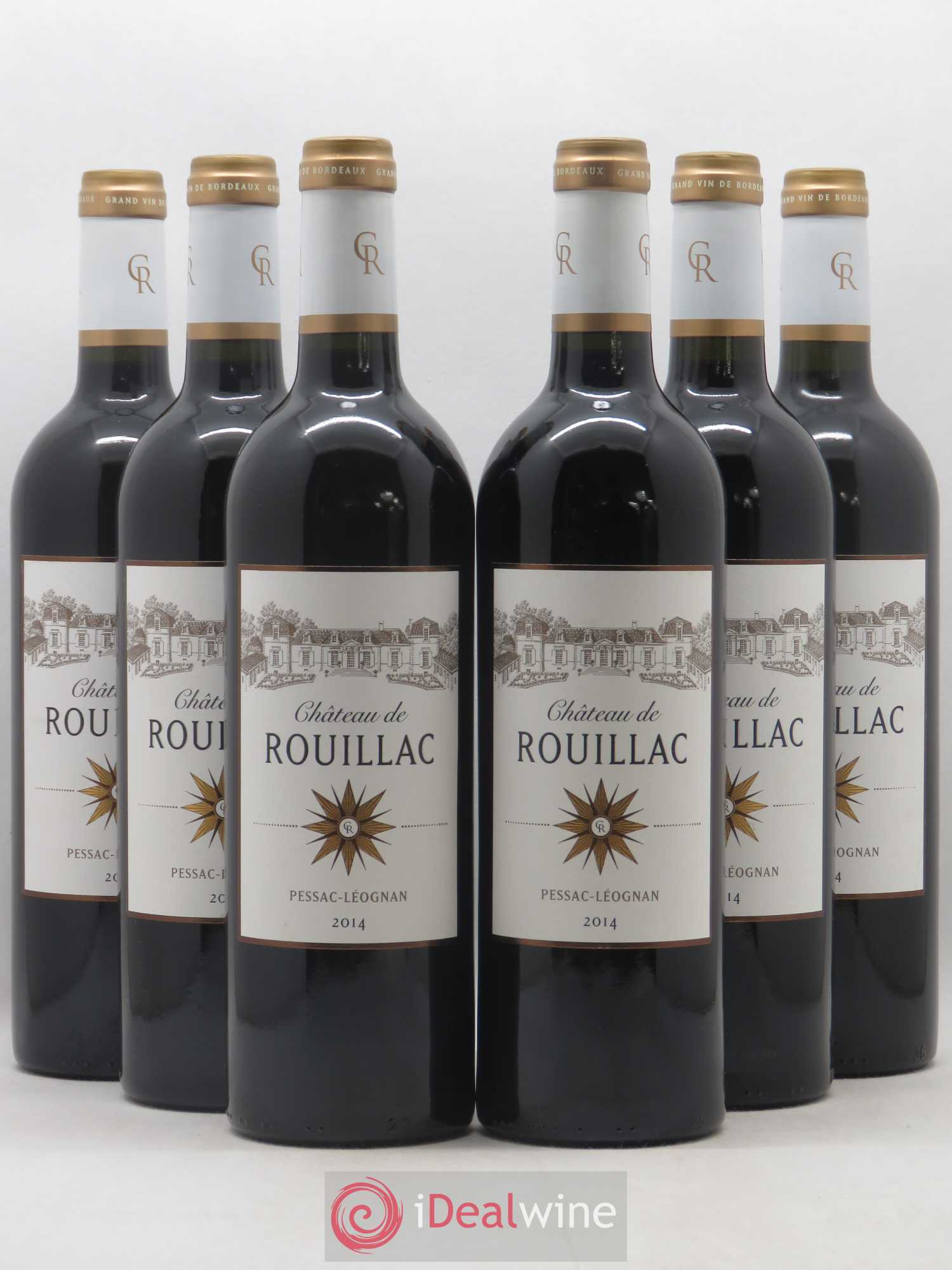Pessac-Léognan Château de Rouillac 2014 - Lot de 6 bouteilles - 0
