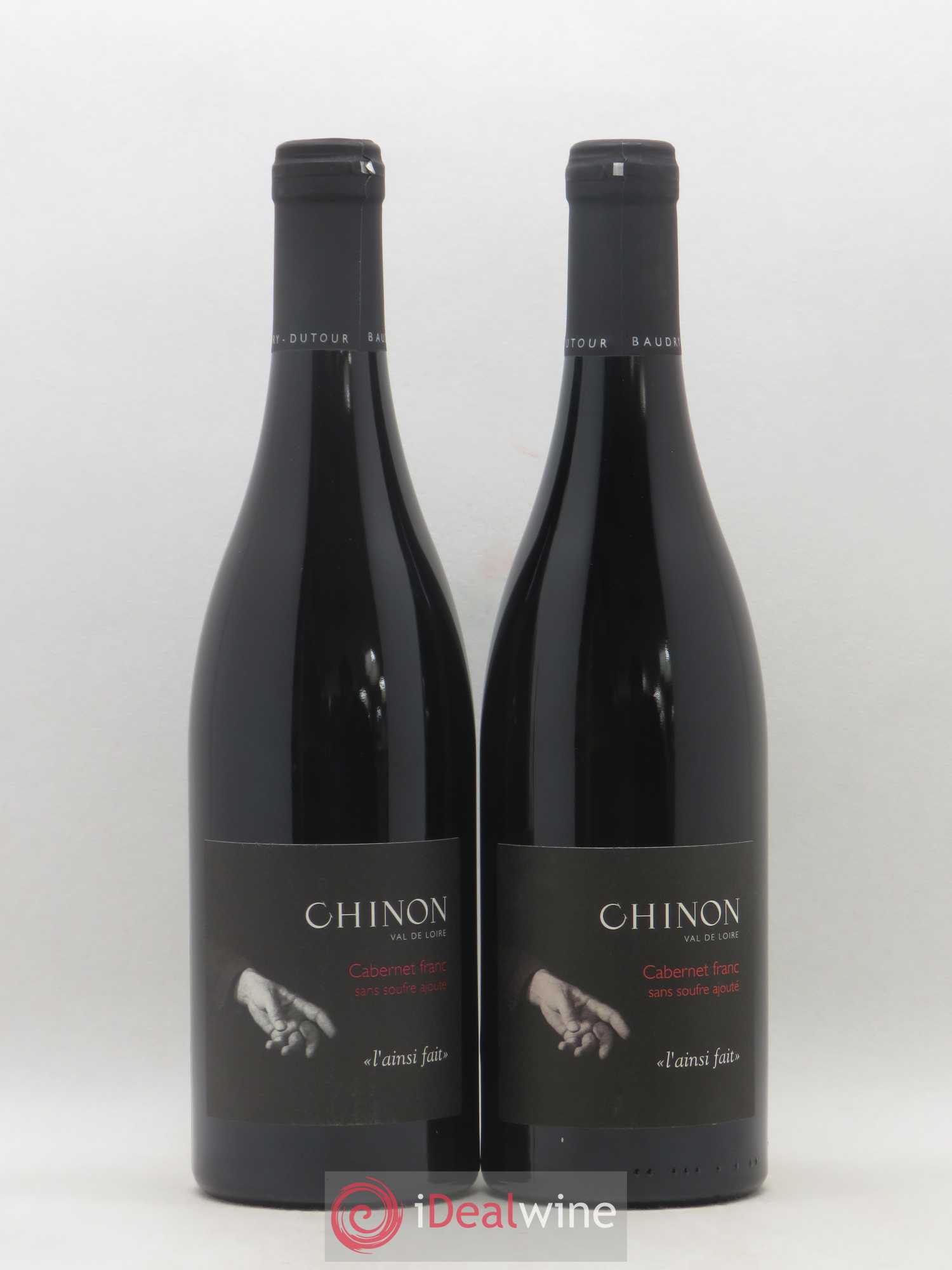 Chinon L'Ainsi Fait Baudry Dutour (sans prix de réserve) 2018 - Posten von 2 Flaschen - 0
