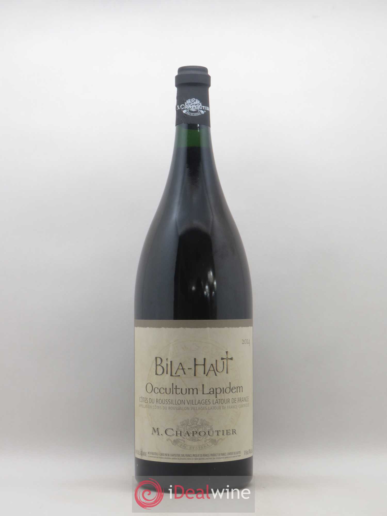 Côtes du Roussillon Villages Latour de France Bila-Haut (Domaine) Occultum Lapidem Chapoutier 2014 - Lot of 1 double magnum - 1
