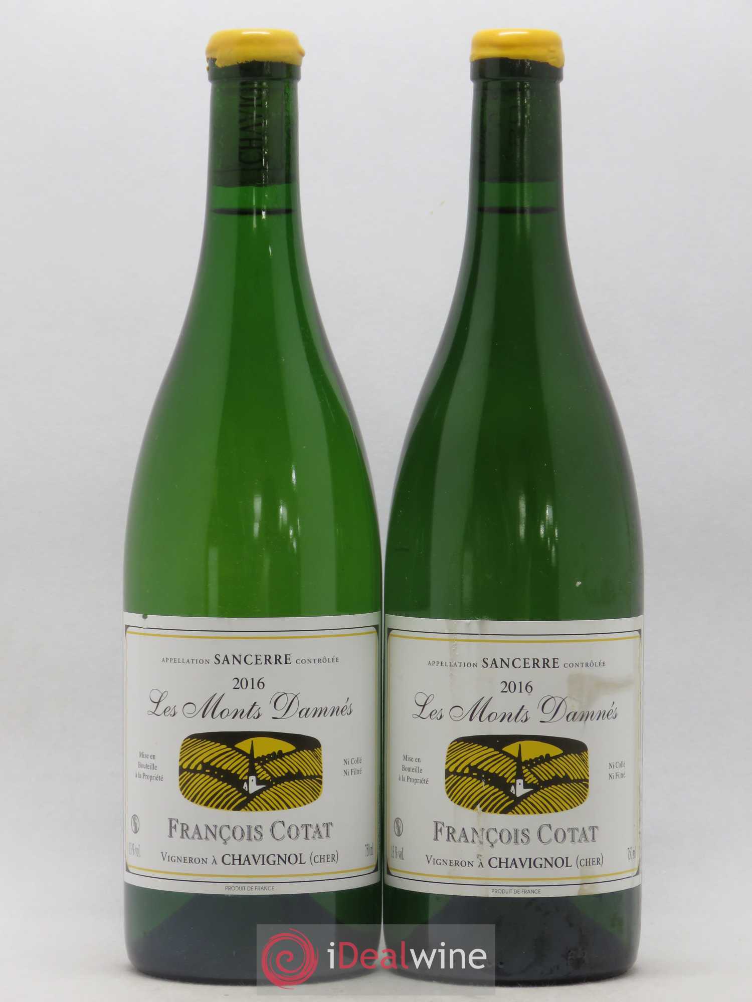 Sancerre Les Monts Damnés François Cotat 2016 - Lot de 2 bouteilles - 0