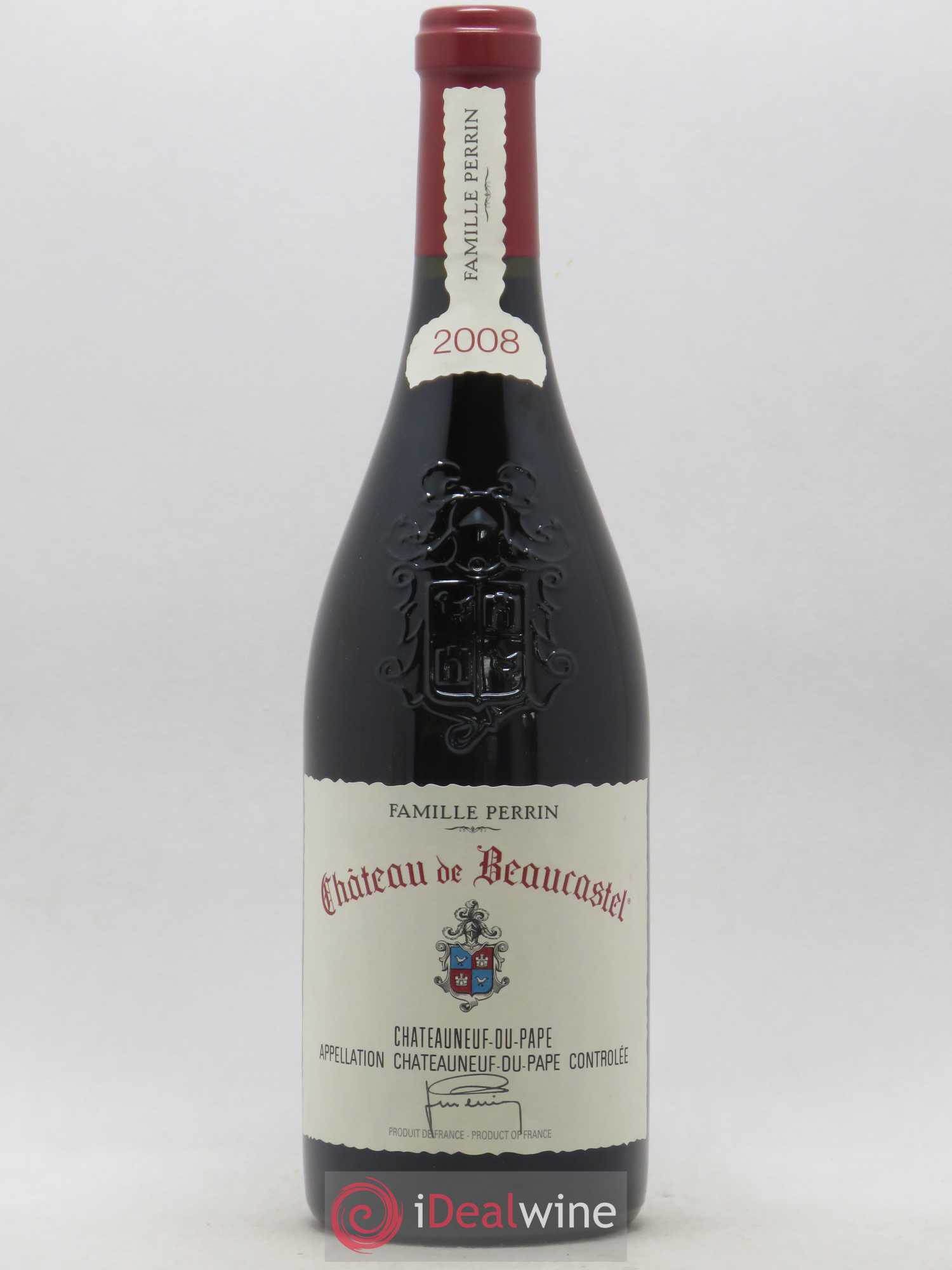 Châteauneuf-du-Pape Château de Beaucastel Famille Perrin 2008 - Lot de 1 bouteille - 0