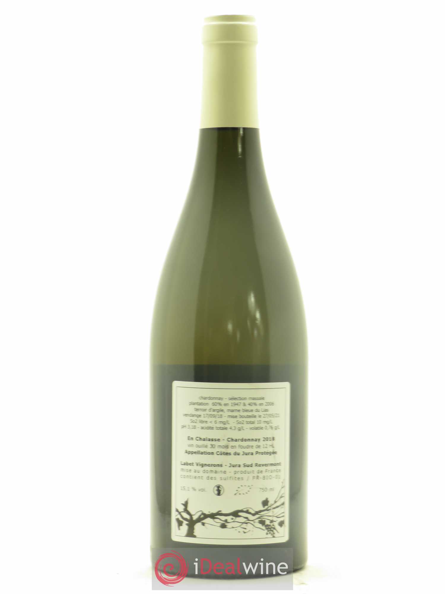 Côtes du Jura Chardonnay En Chalasse Romain - Julien - Charline Labet 2018 - Lot de 1 bouteille - 1