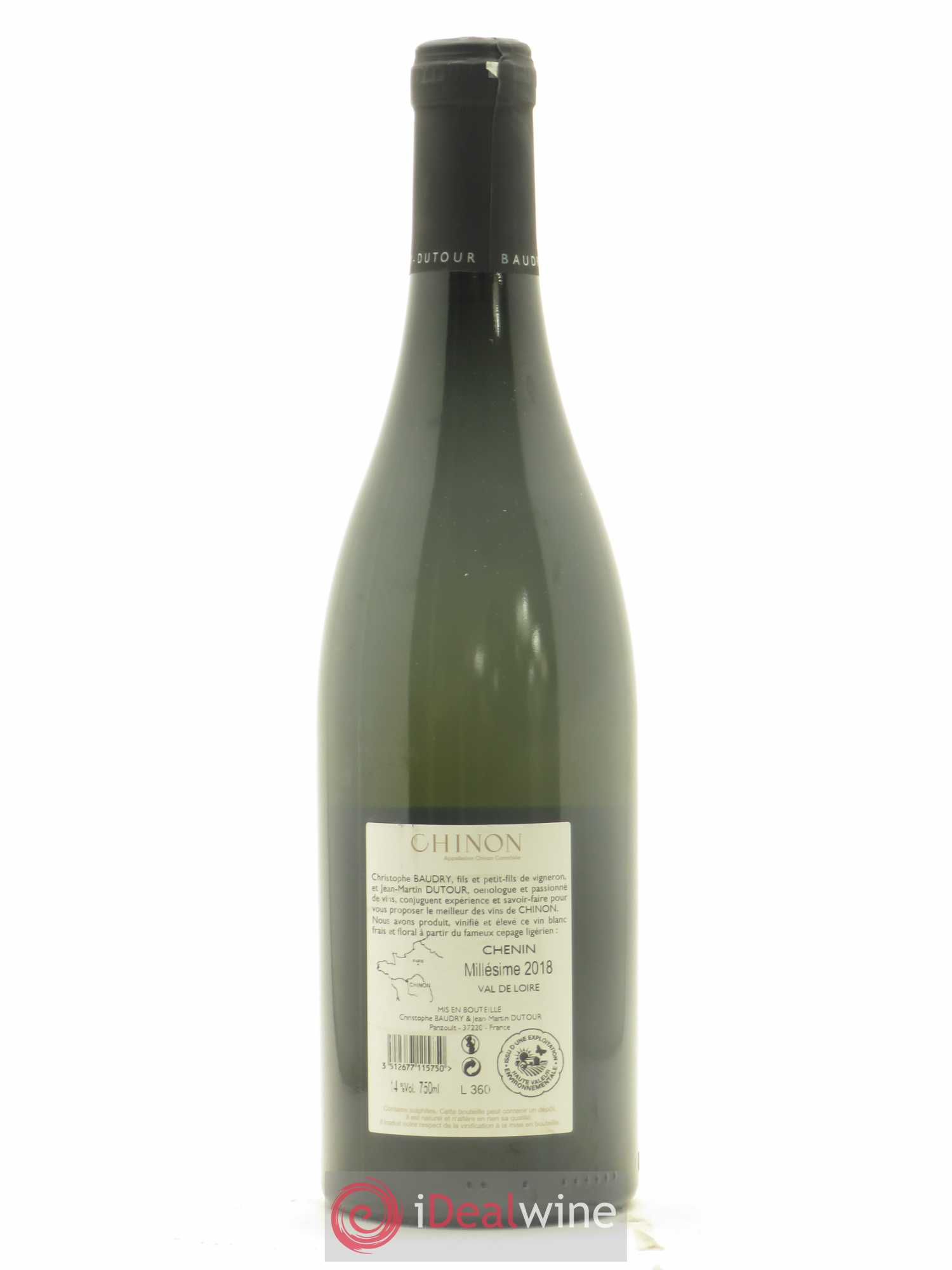 Chinon 3 Coteaux Baudry Dutour (sans prix de réserve) 2018 - Posten von 1 Flasche - 1