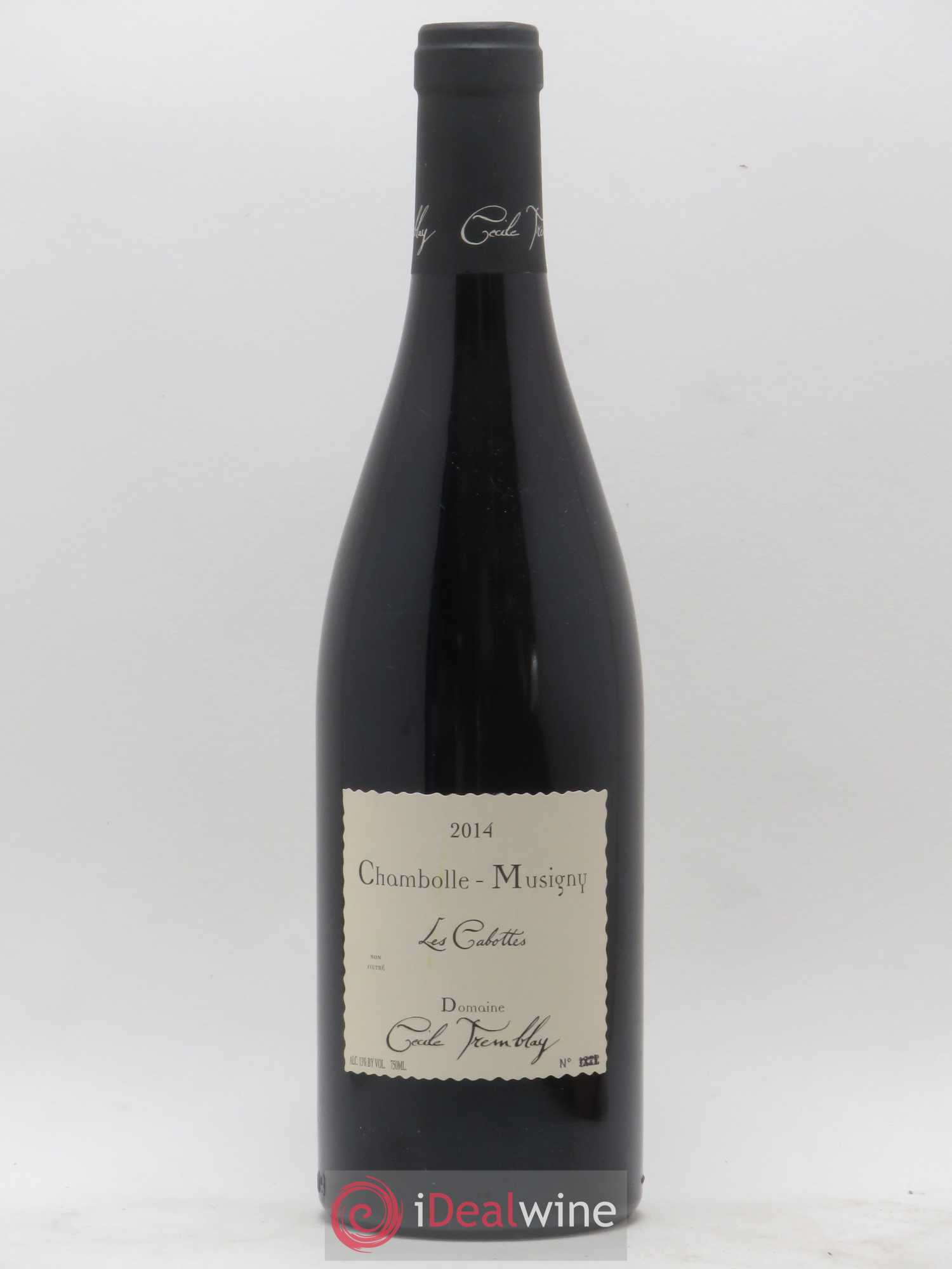 Chambolle-Musigny Les Cabottes Cécile Tremblay 2014 - Lot de 1 bouteille - 0