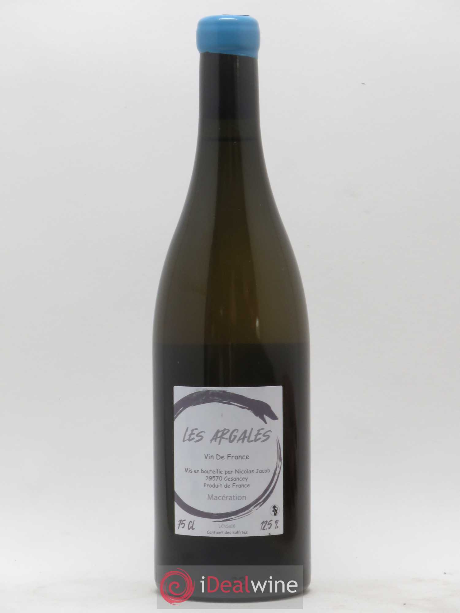 Vin de France Les Argales Nicolas Jacob 2018 - Lot de 1 bouteille - 1