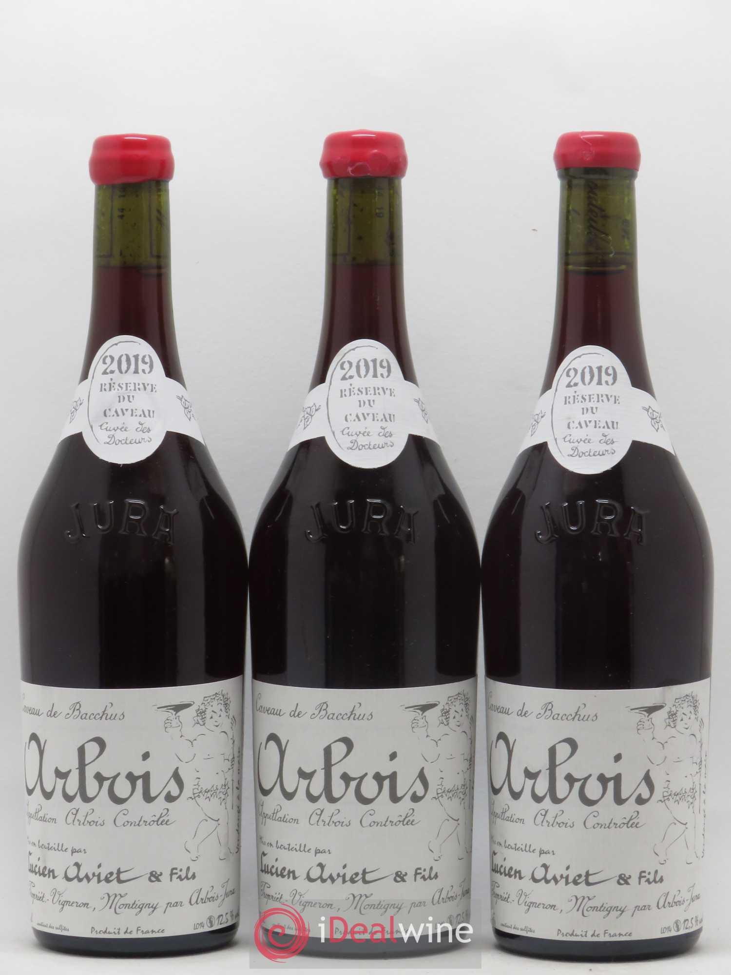 Arbois Poulsard Cuvée des Docteurs Lucien Aviet 2019 - Posten von 3 Flaschen - 0