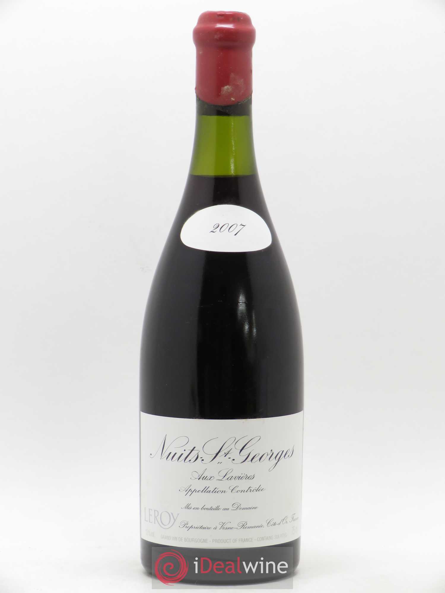 Buy Nuits-Saint-Georges Aux Lavières Leroy (Domaine) 2007 (lot