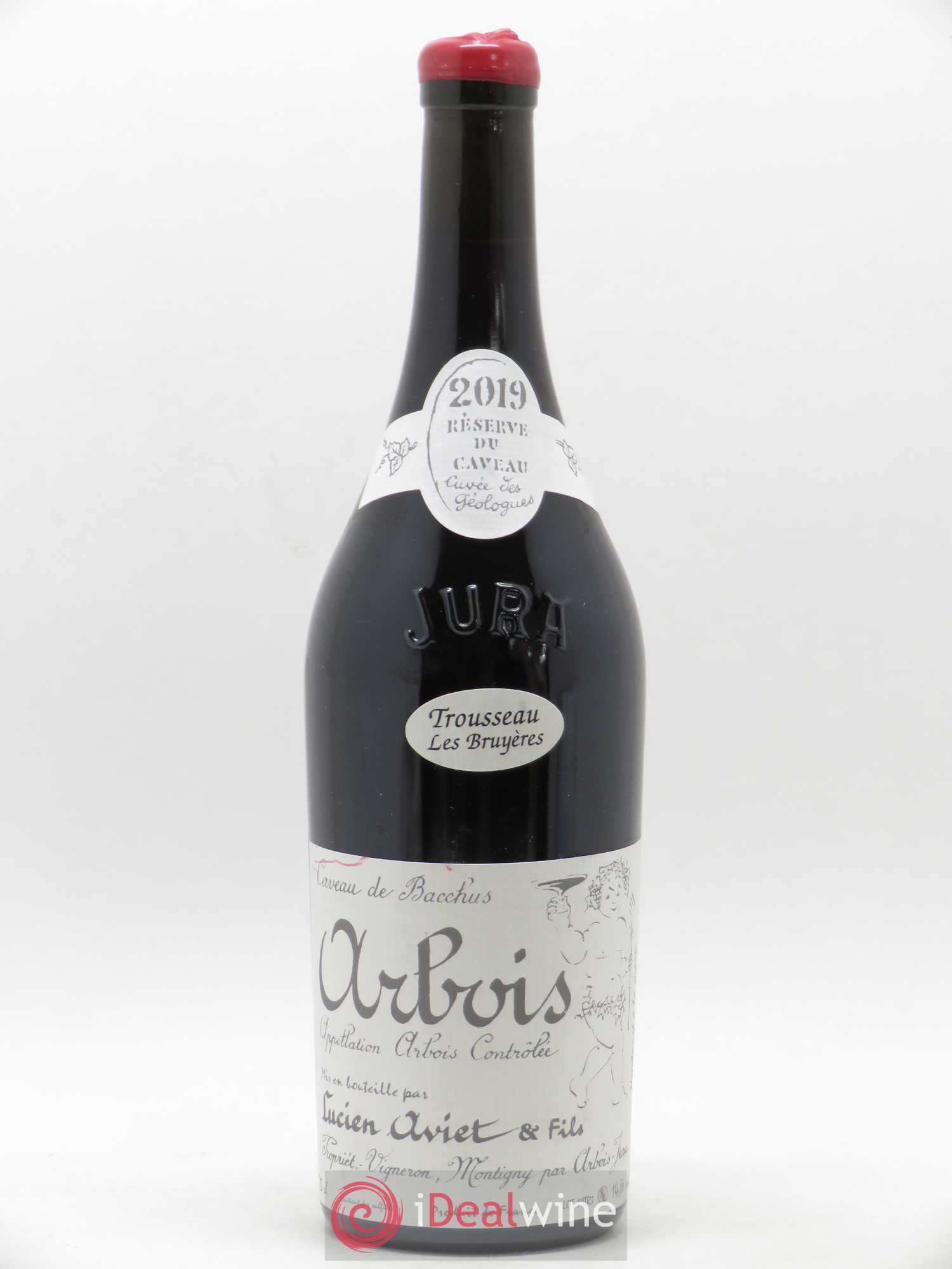 Arbois Trousseau Les Bruyères Cuvée des Géologues Lucien Aviet 2019 - Posten von 1 Flasche - 0