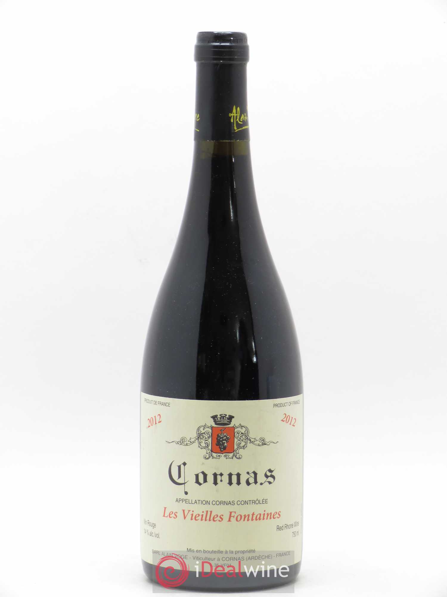 Cornas Les Vieilles Fontaines Alain Voge (Domaine) 2012 - Lotto di 1 bottiglia - 0