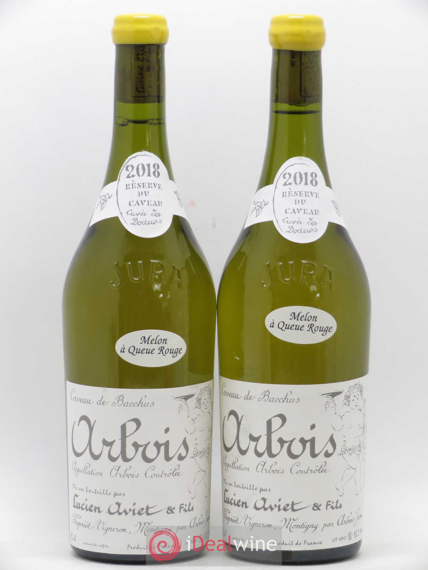 Arbois Melon à Queue Rouge Cuvée des Docteurs Lucien Aviet (Domaine) 2018 - Lot de 2 bouteilles - 0